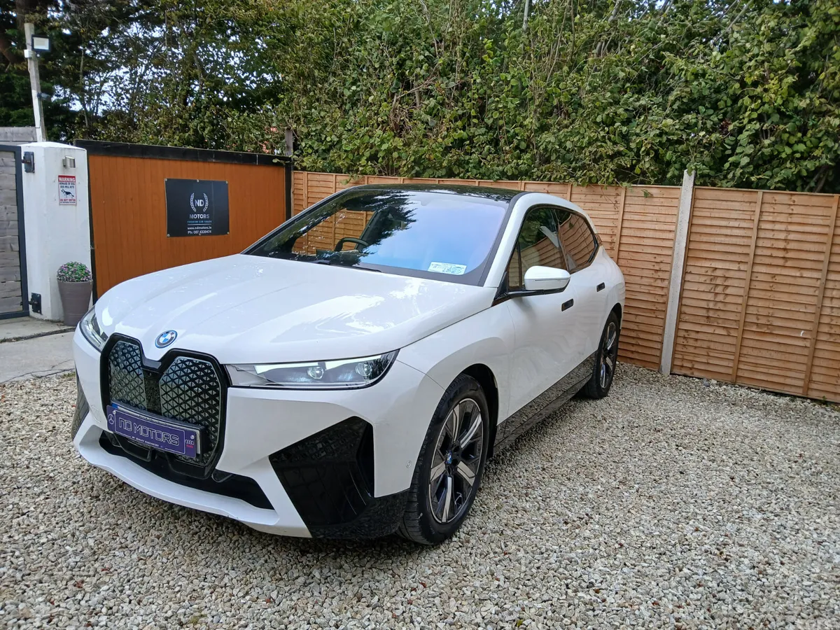 BMW iX SUV, Electric, 2022, White
