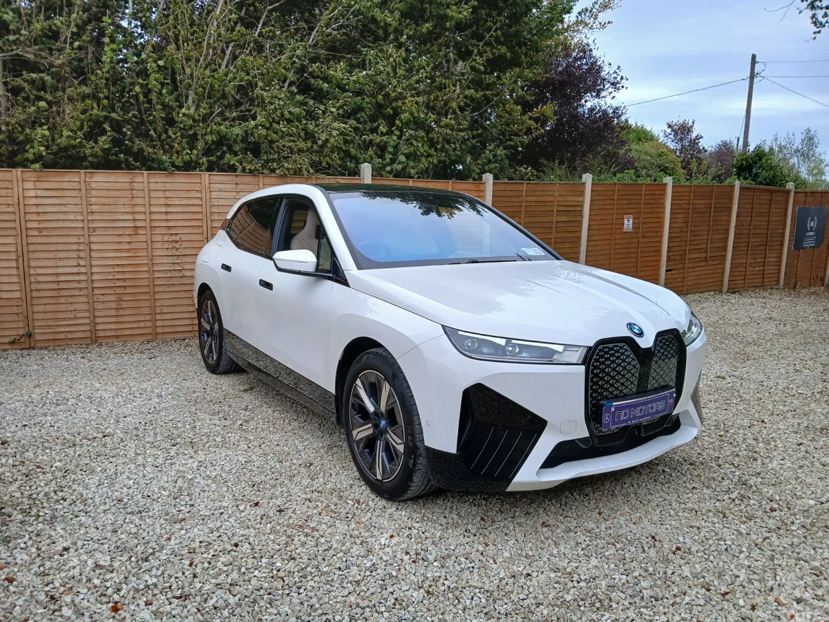 BMW iX SUV, Electric, 2022, White