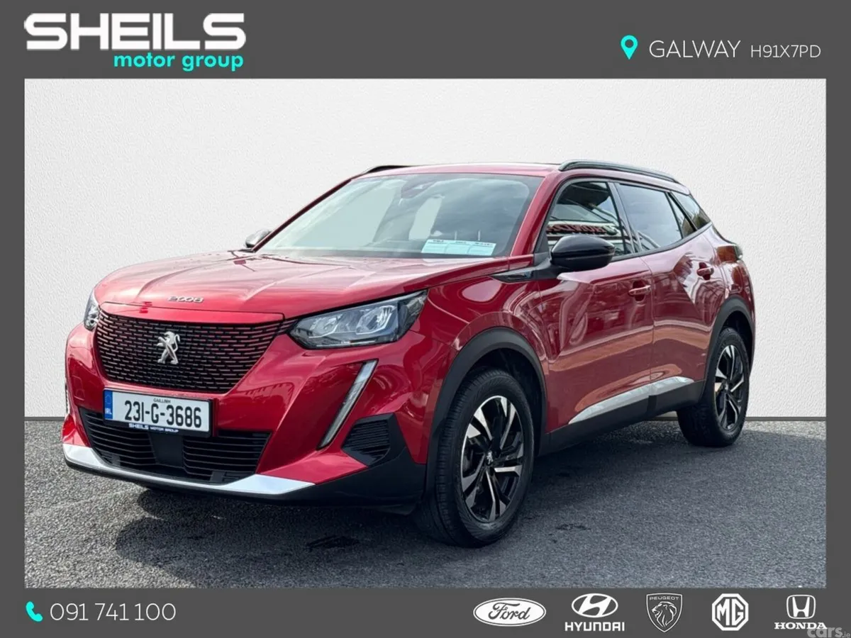 Peugeot 2008 MPV, Electric, 2023, Red