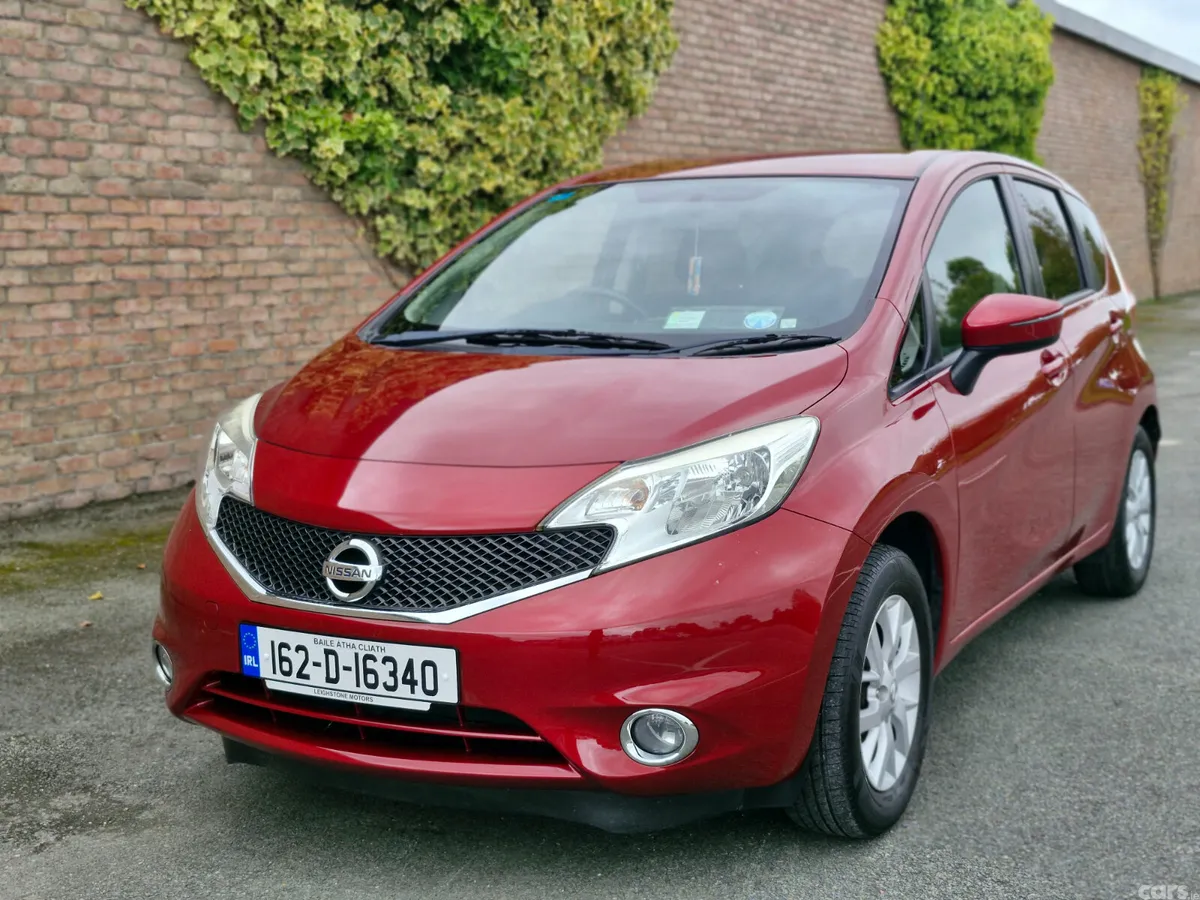 Nissan Note MPV, Petrol, 2016, Red
