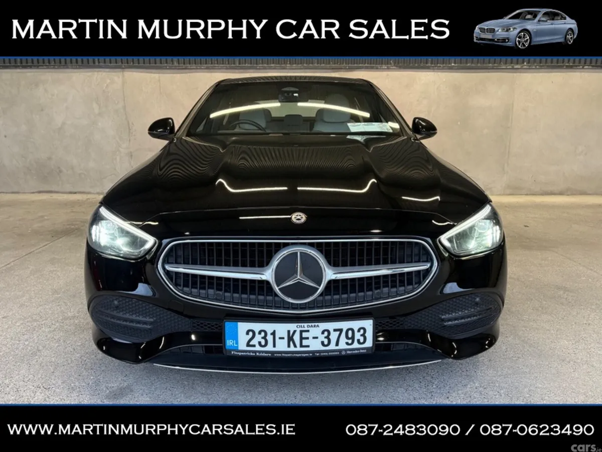 Mercedes-Benz C-Class Saloon, Diesel Hybrid, 2023, Black