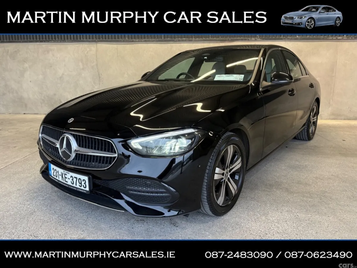 Mercedes-Benz C-Class Saloon, Diesel Hybrid, 2023, Black