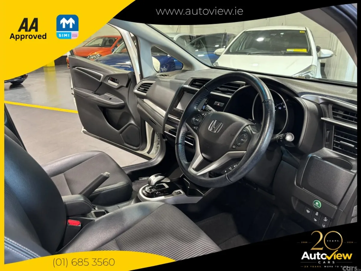 Honda Fit Hatchback, Petrol Hybrid, 2017, White