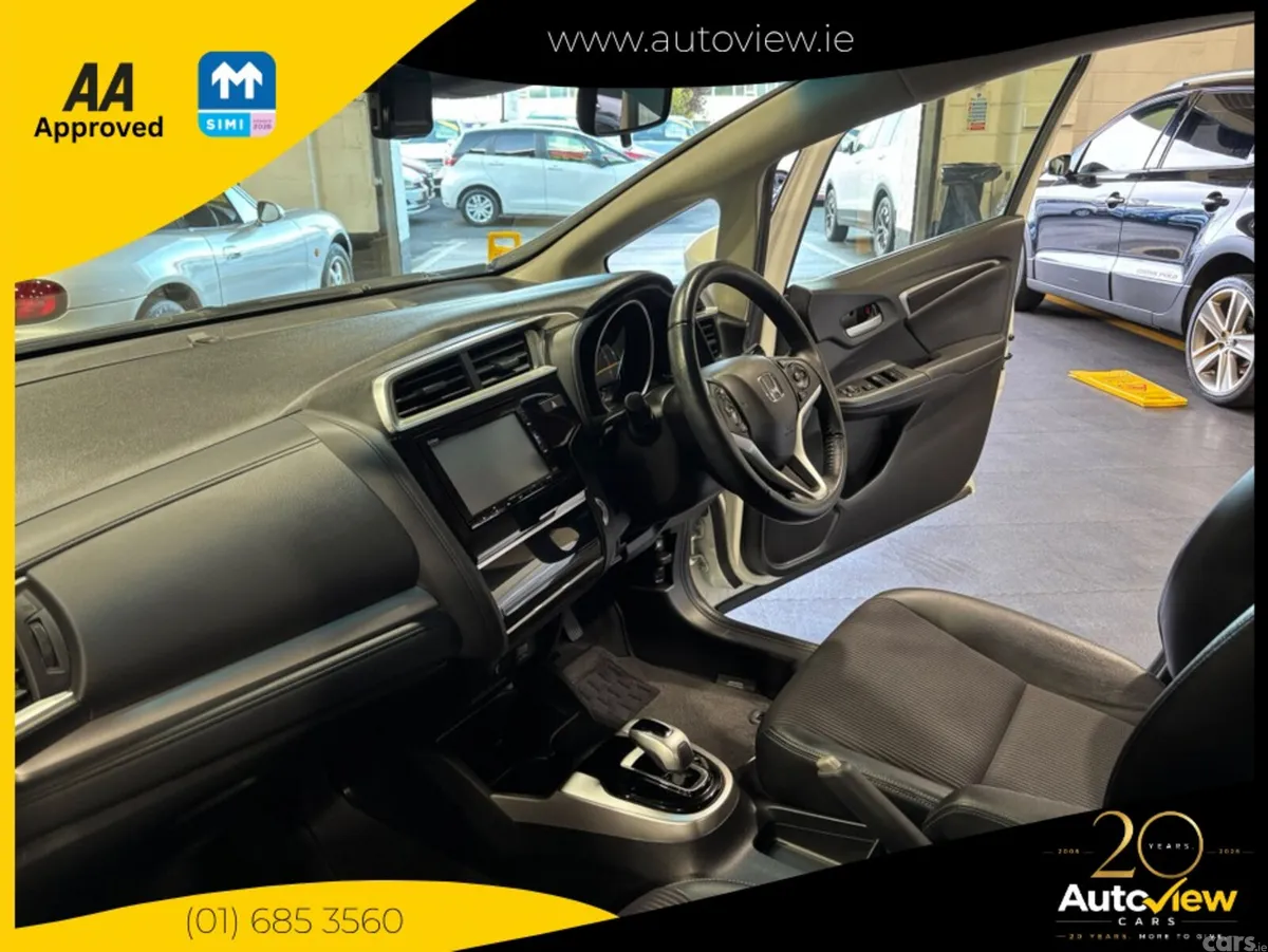 Honda Fit Hatchback, Petrol Hybrid, 2017, White