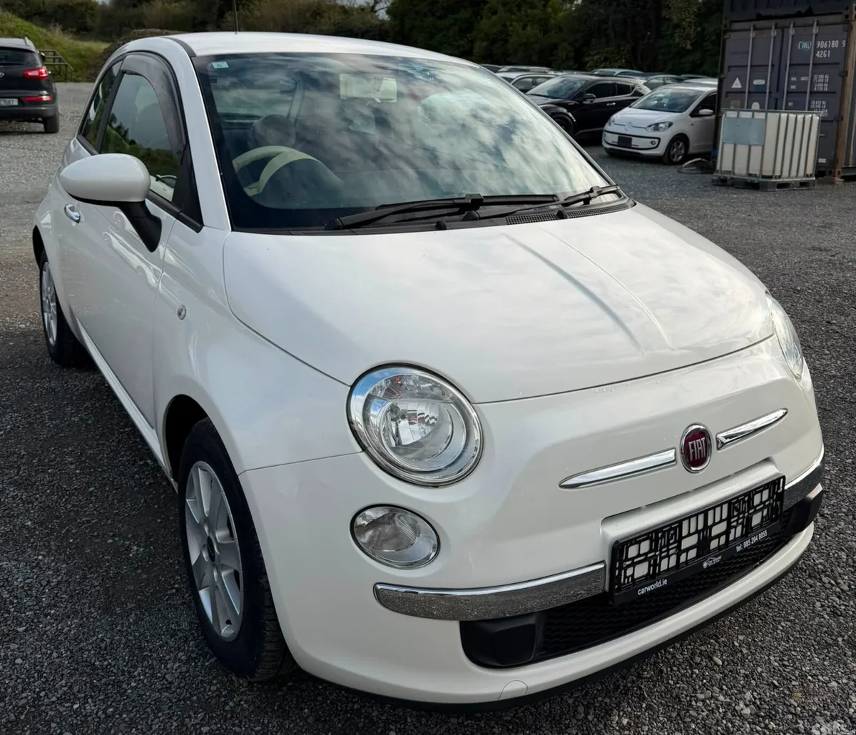 Fiat 500 Hatchback, Petrol, 2015, White