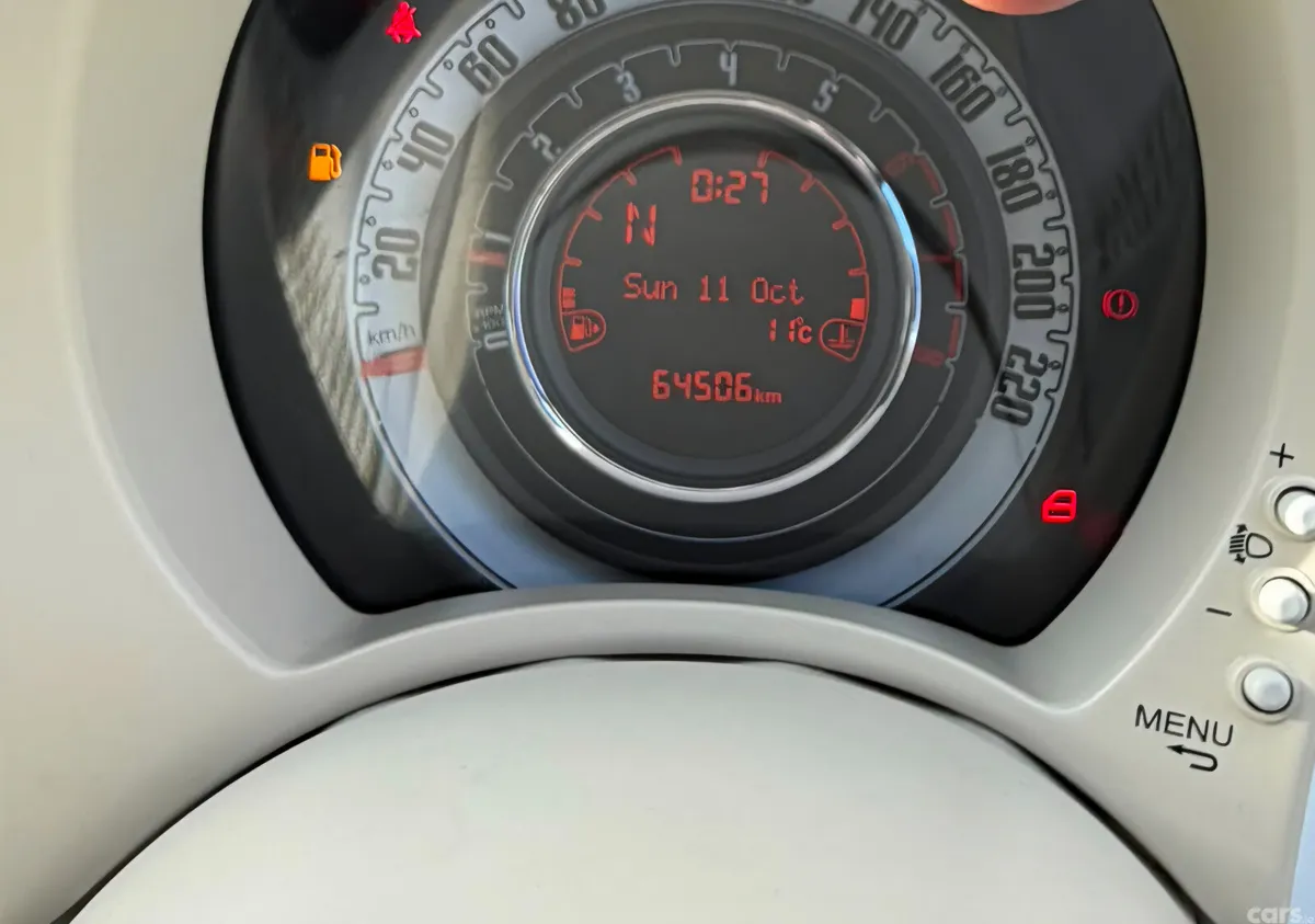 Fiat 500 Hatchback, Petrol, 2015, White
