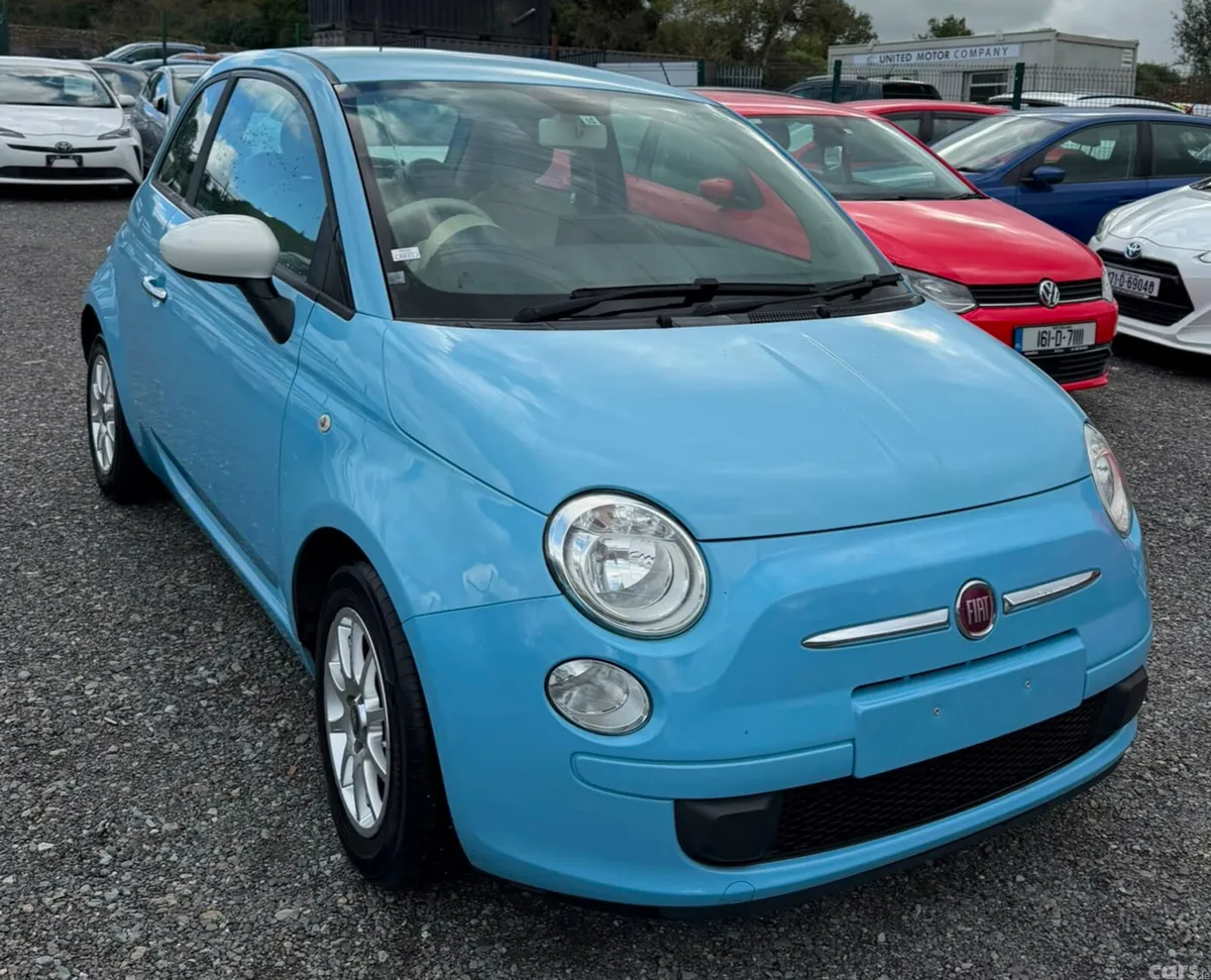 Fiat 500 Hatchback, Petrol, 2013, Blue