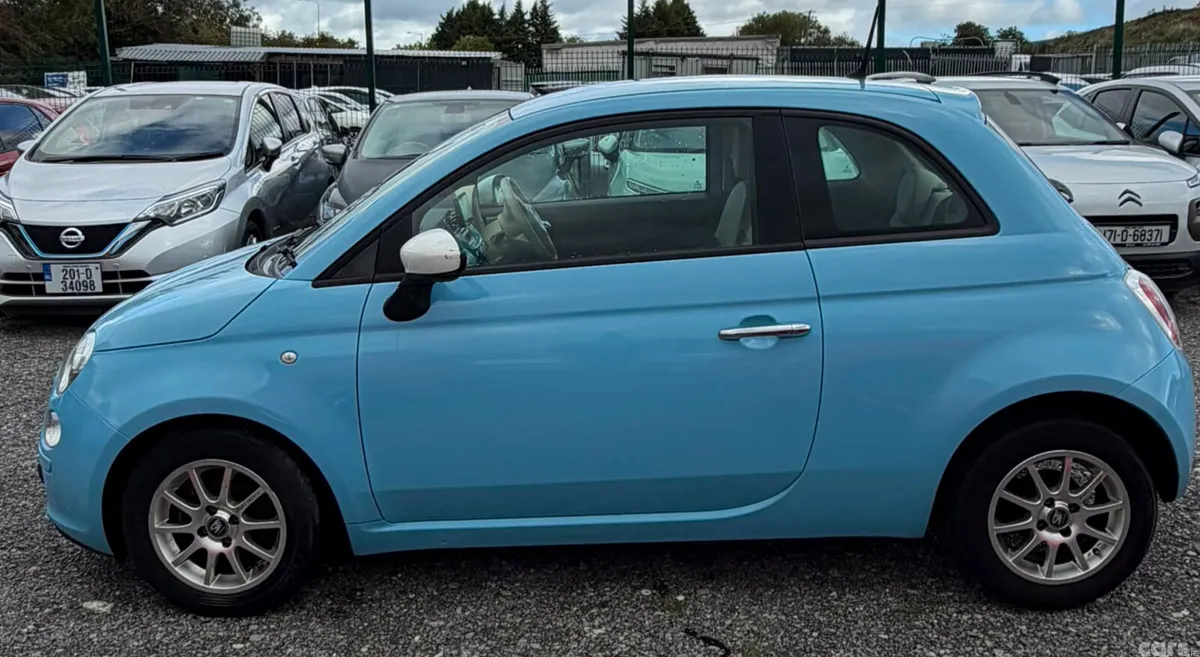 Fiat 500 Hatchback, Petrol, 2013, Blue