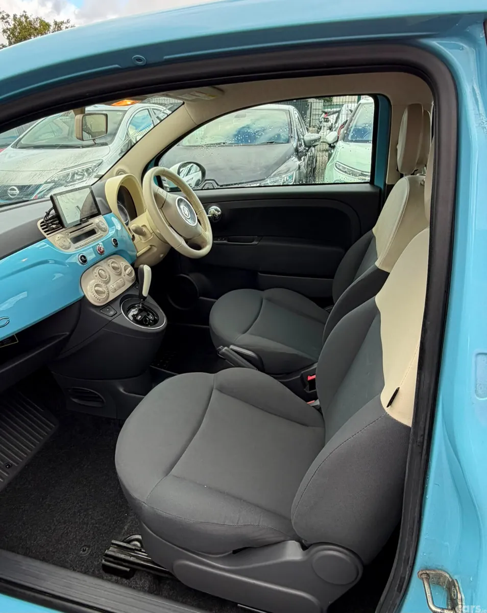 Fiat 500 Hatchback, Petrol, 2013, Blue