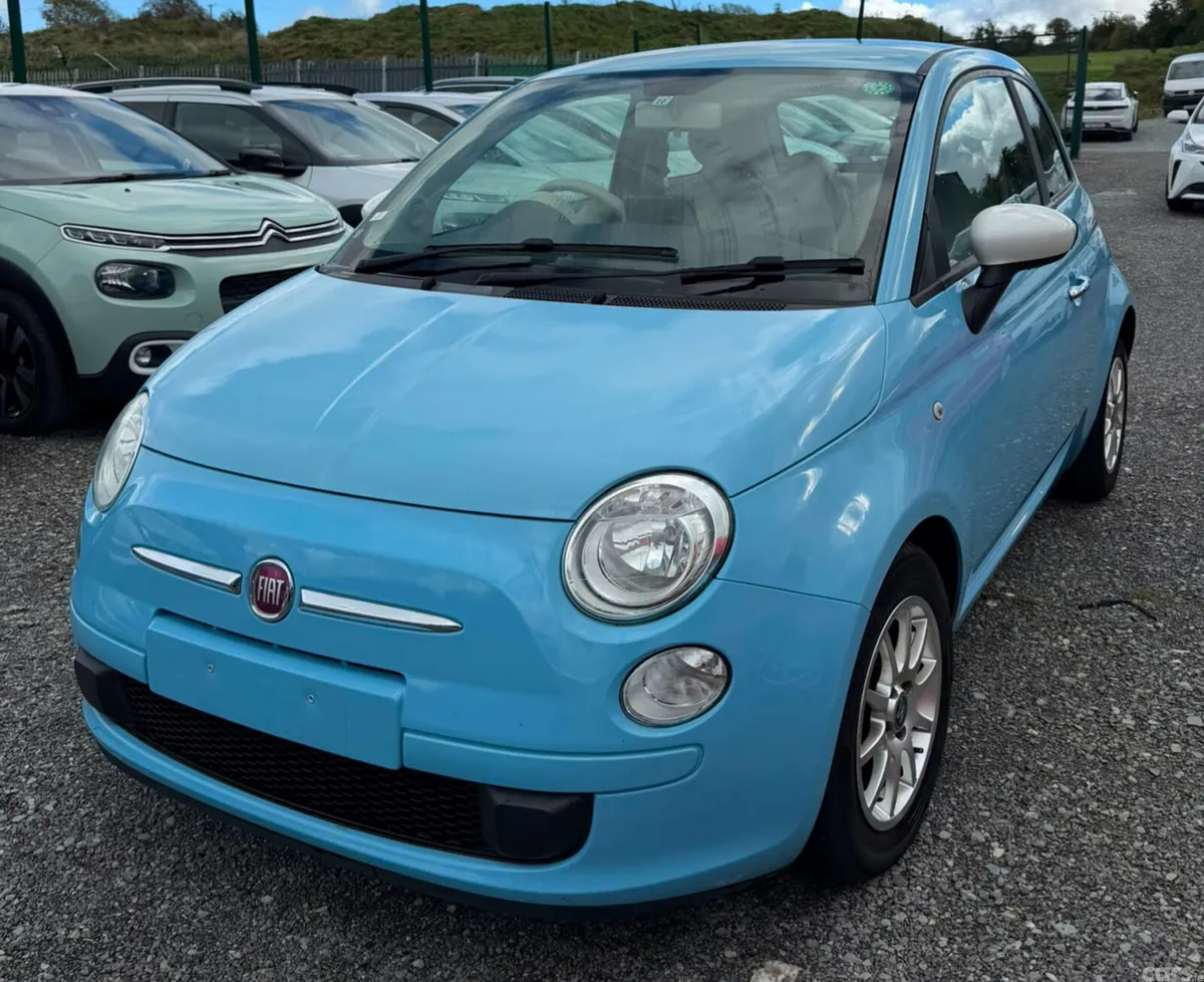 Fiat 500 Hatchback, Petrol, 2013, Blue