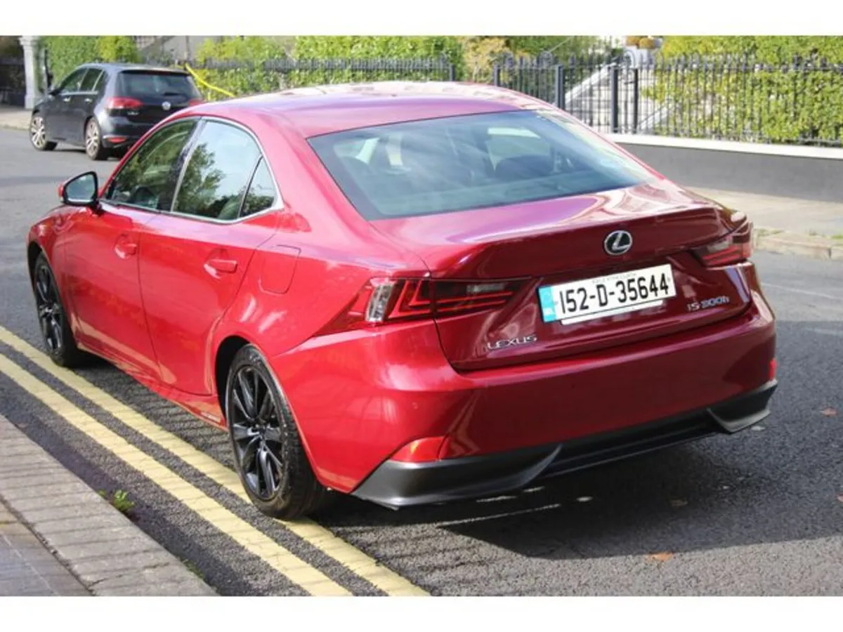 Lexus IS Saloon, Petrol Hybrid, 2015, Red