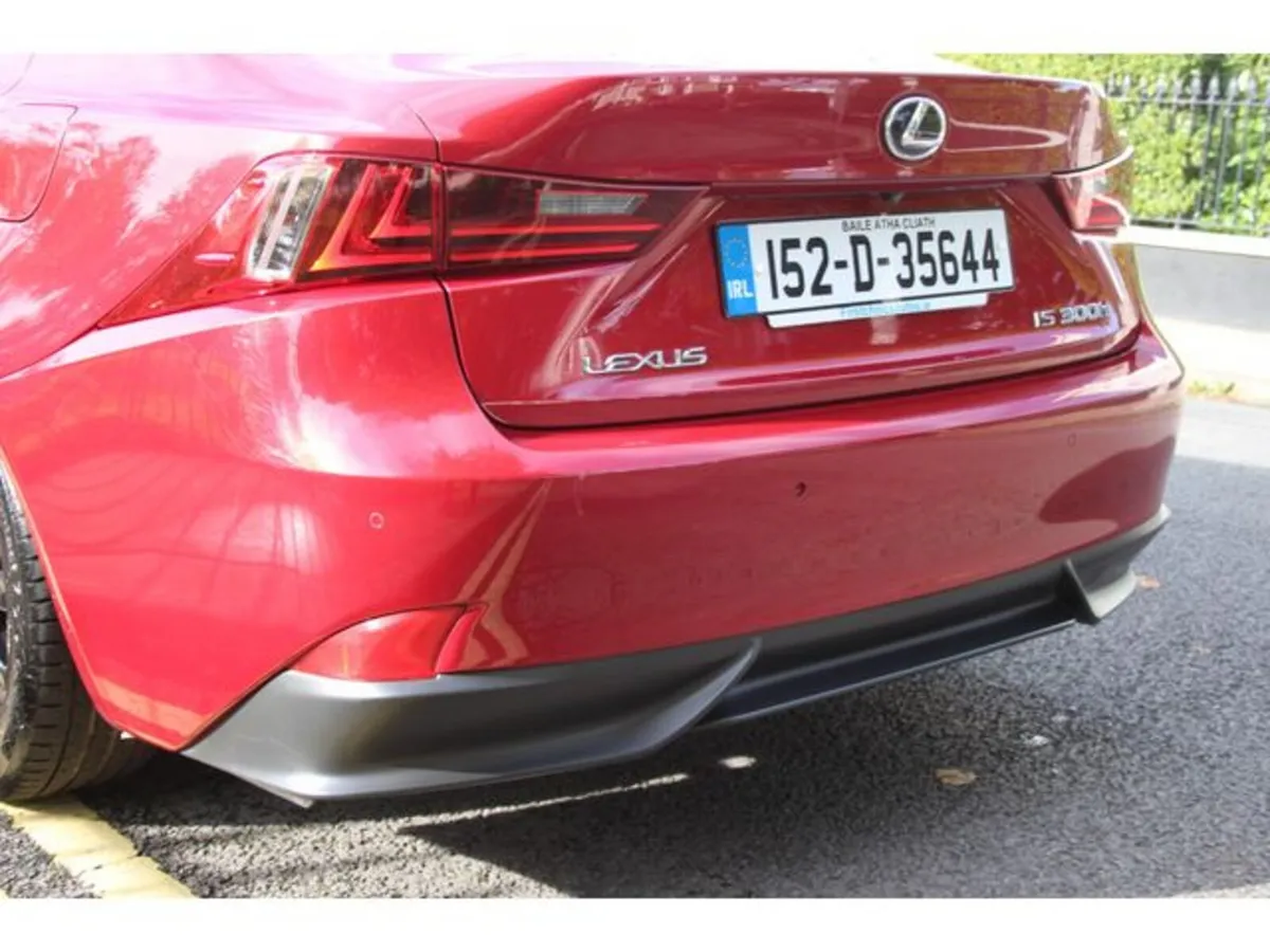 Lexus IS Saloon, Petrol Hybrid, 2015, Red