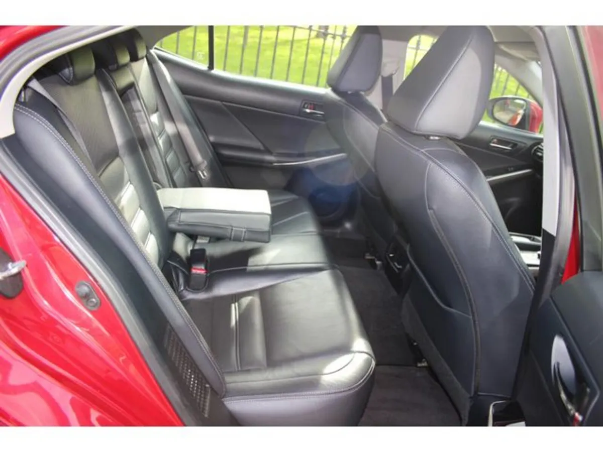 Lexus IS Saloon, Petrol Hybrid, 2015, Red