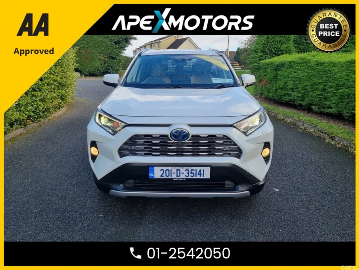 Toyota RAV4 SUV, Petrol Hybrid, 2020, White