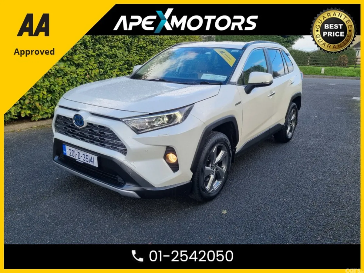 Toyota RAV4 SUV, Petrol Hybrid, 2020, White