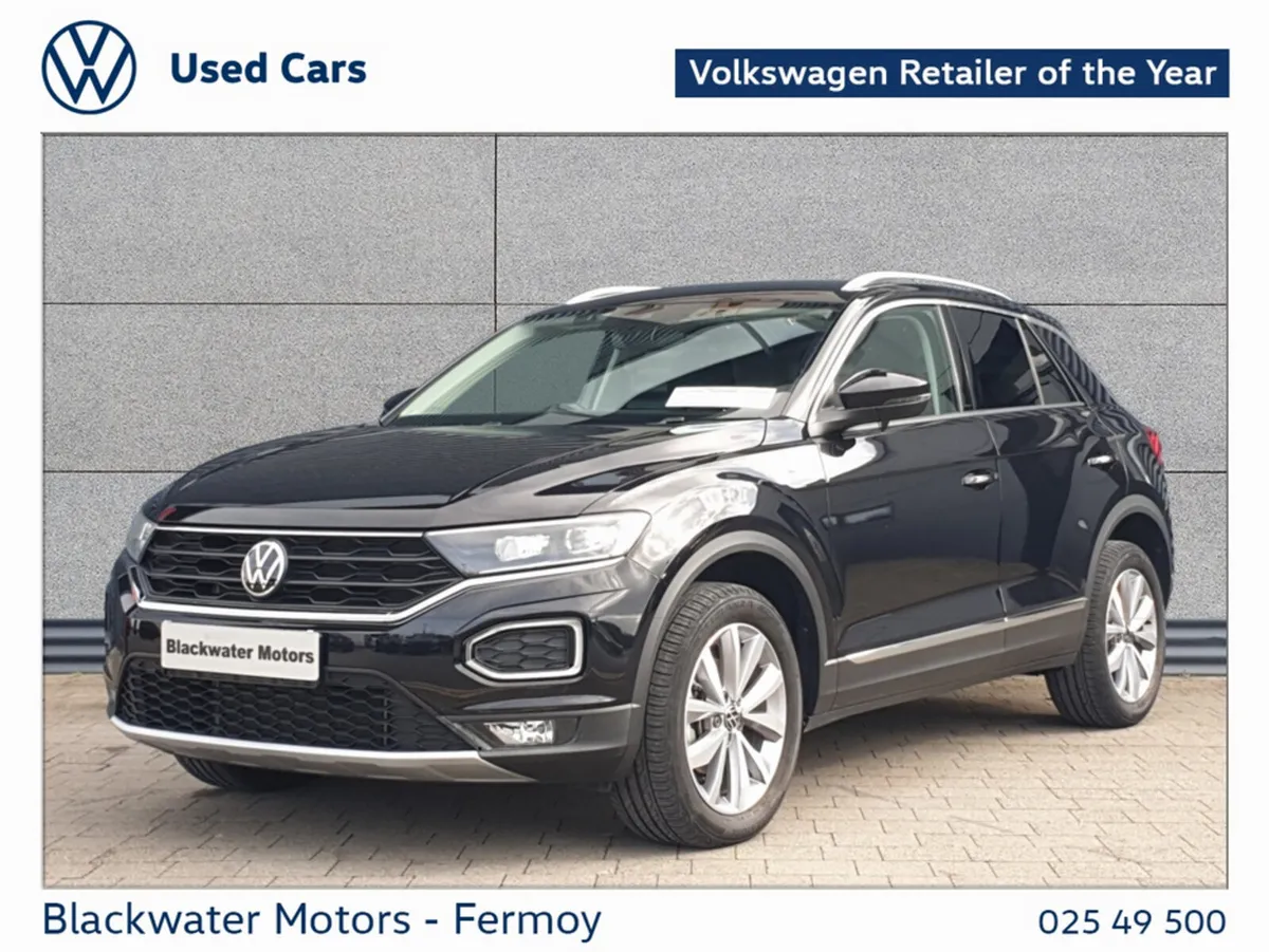 Volkswagen T-Roc Hatchback, Petrol, 2021, Black