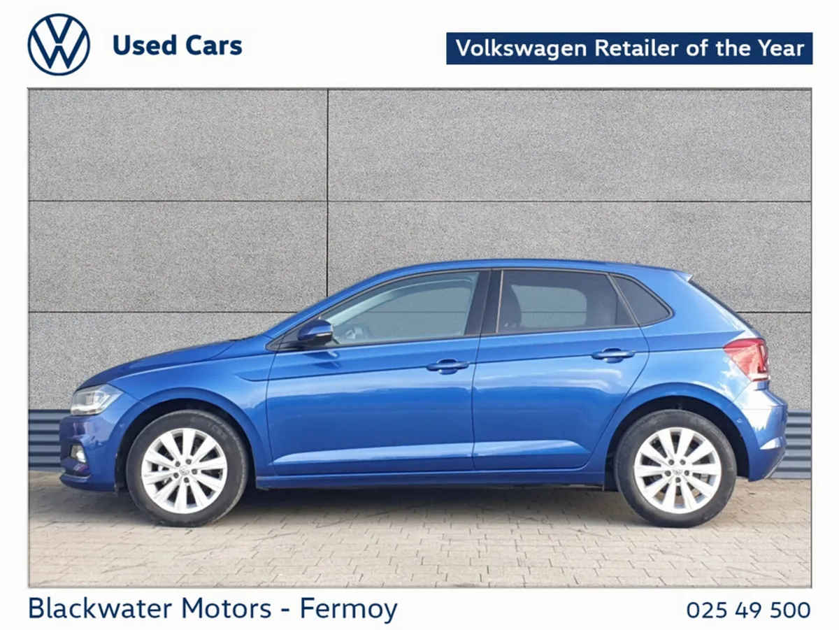 Volkswagen Polo Hatchback, Petrol, 2021, Blue