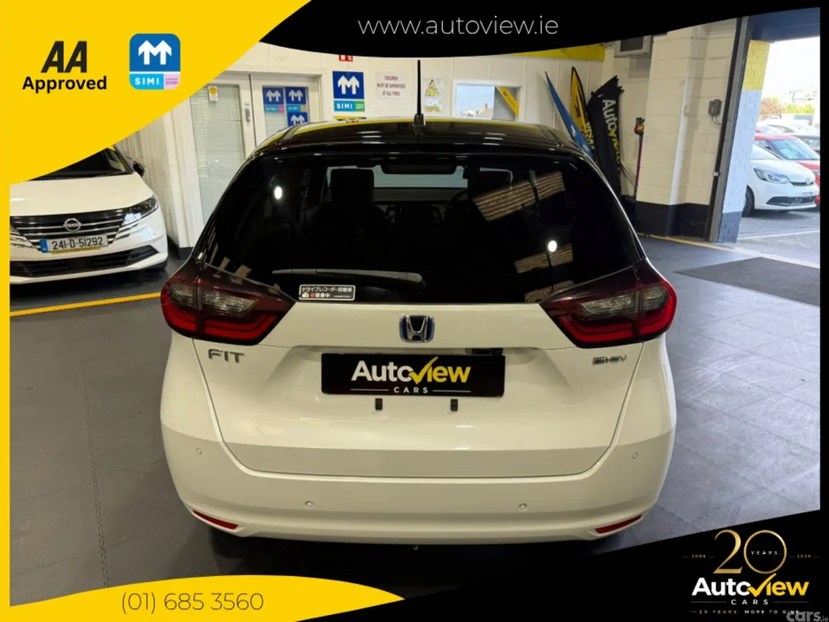 Honda Fit Hatchback, Petrol Hybrid, 2023, White