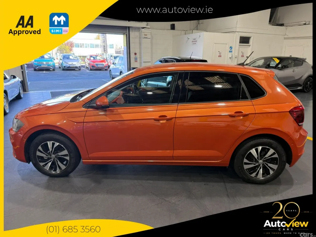 Volkswagen Polo Hatchback, Petrol, 2019, Orange
