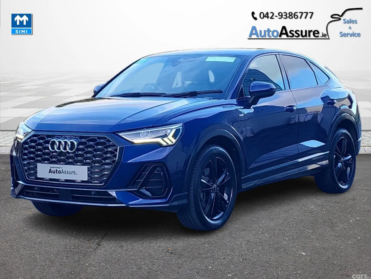 Audi Q3 Estate, Petrol Hybrid, 2023, Blue