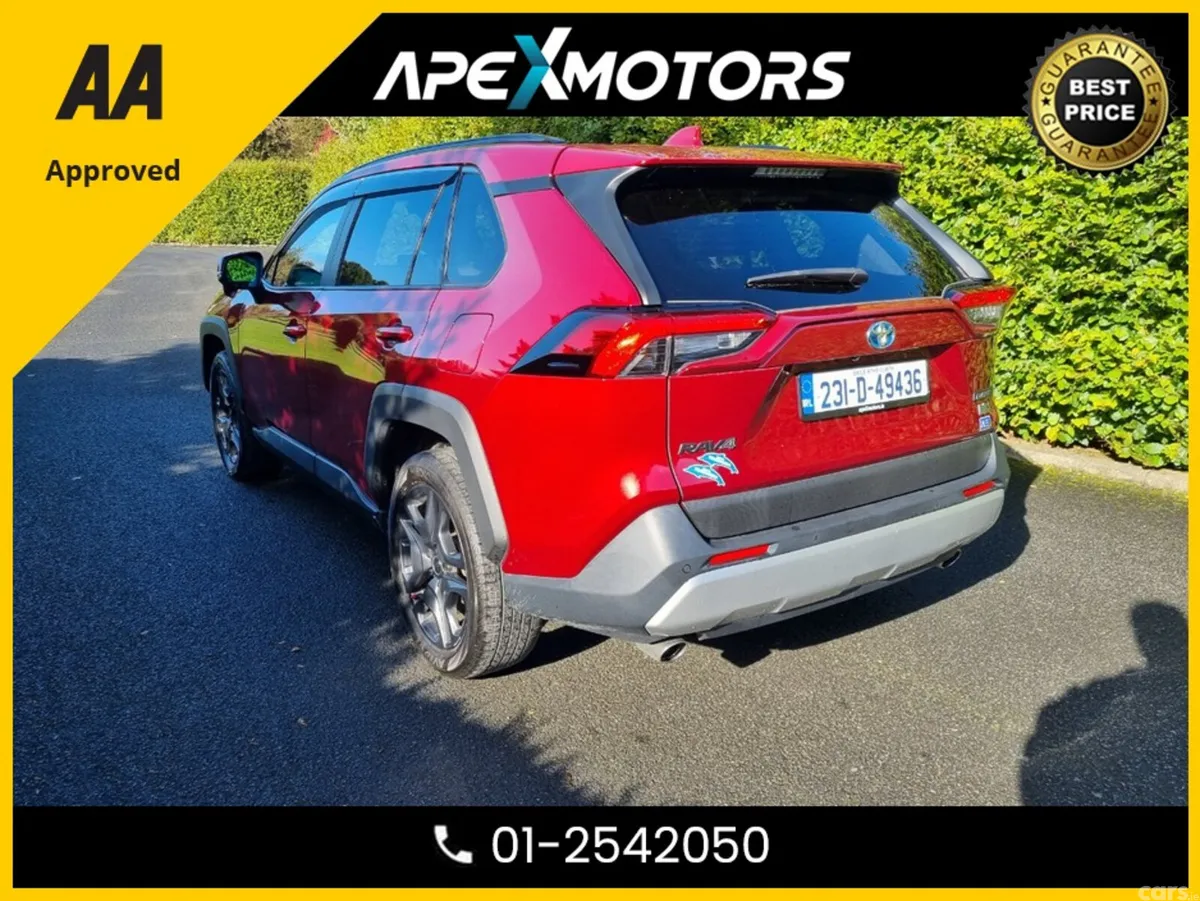 Toyota RAV4 SUV, Petrol Hybrid, 2023, Red