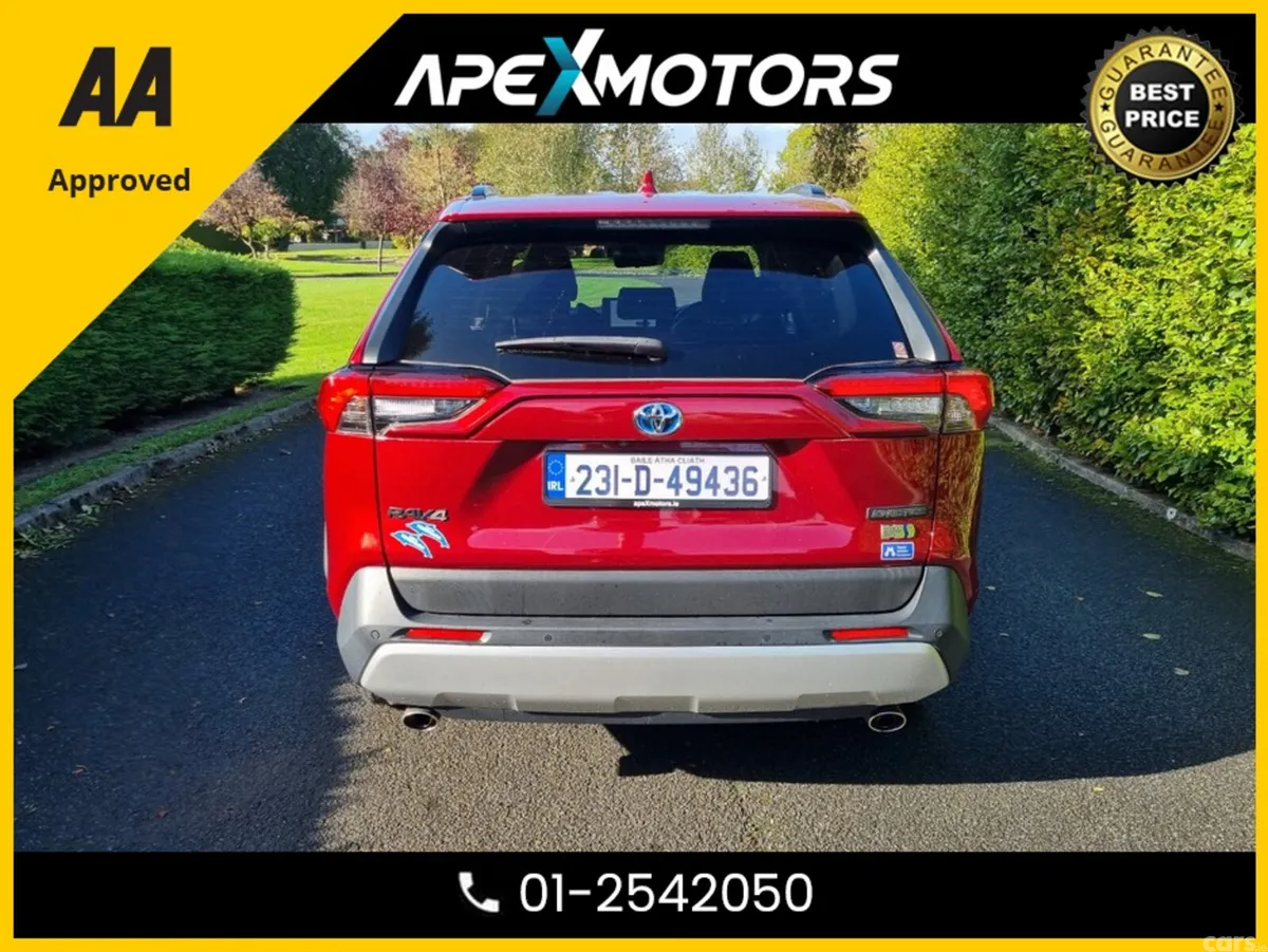 Toyota RAV4 SUV, Petrol Hybrid, 2023, Red