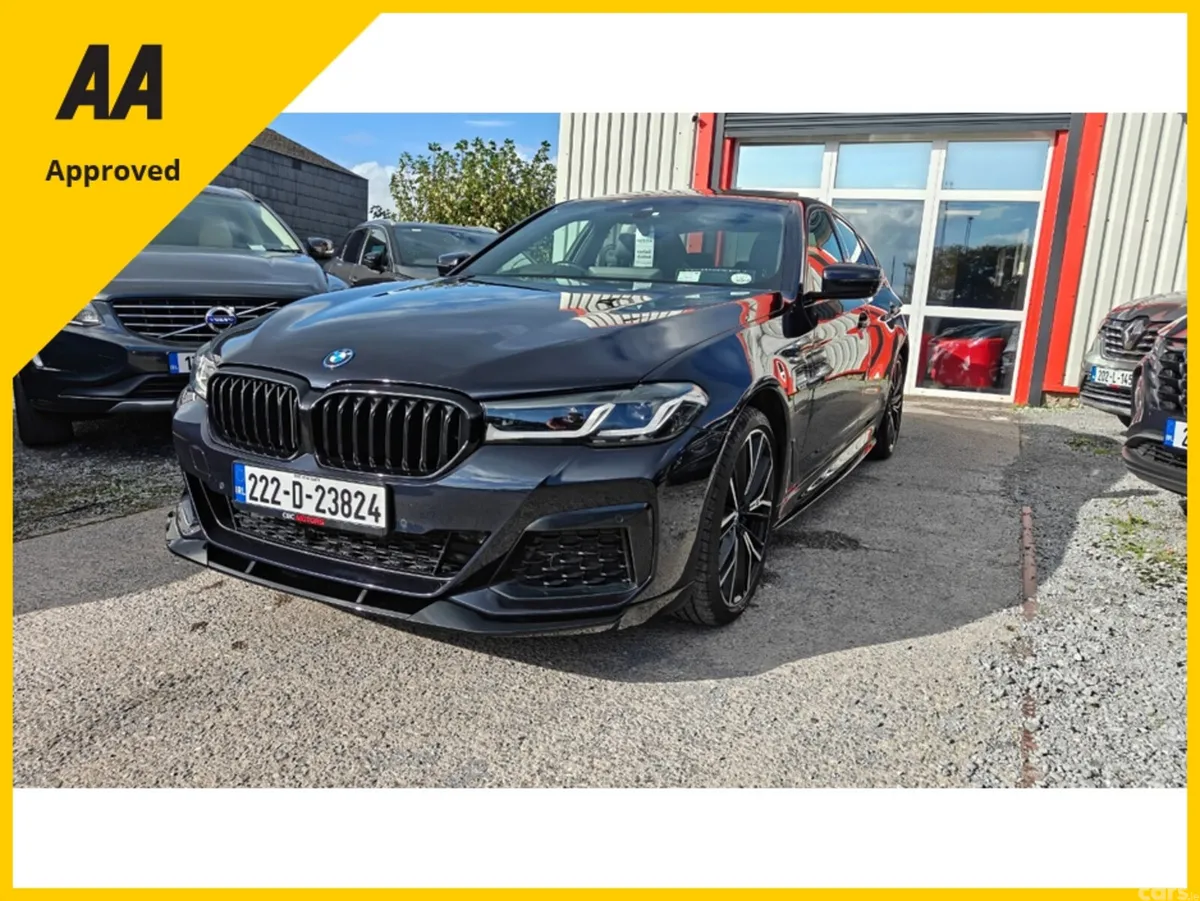BMW 5-Series Saloon, Petrol Plug-in Hybrid, 2022, Black