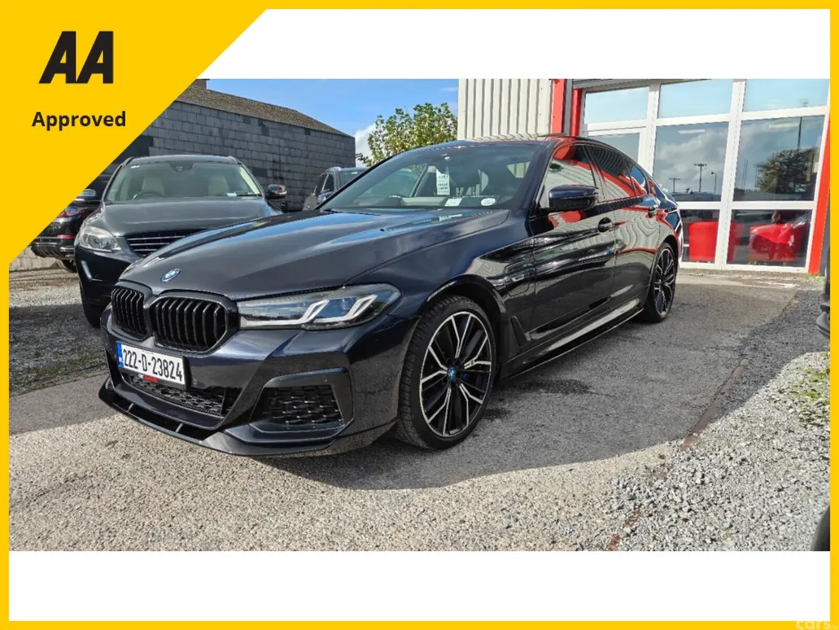 BMW 5-Series Saloon, Petrol Plug-in Hybrid, 2022, Black