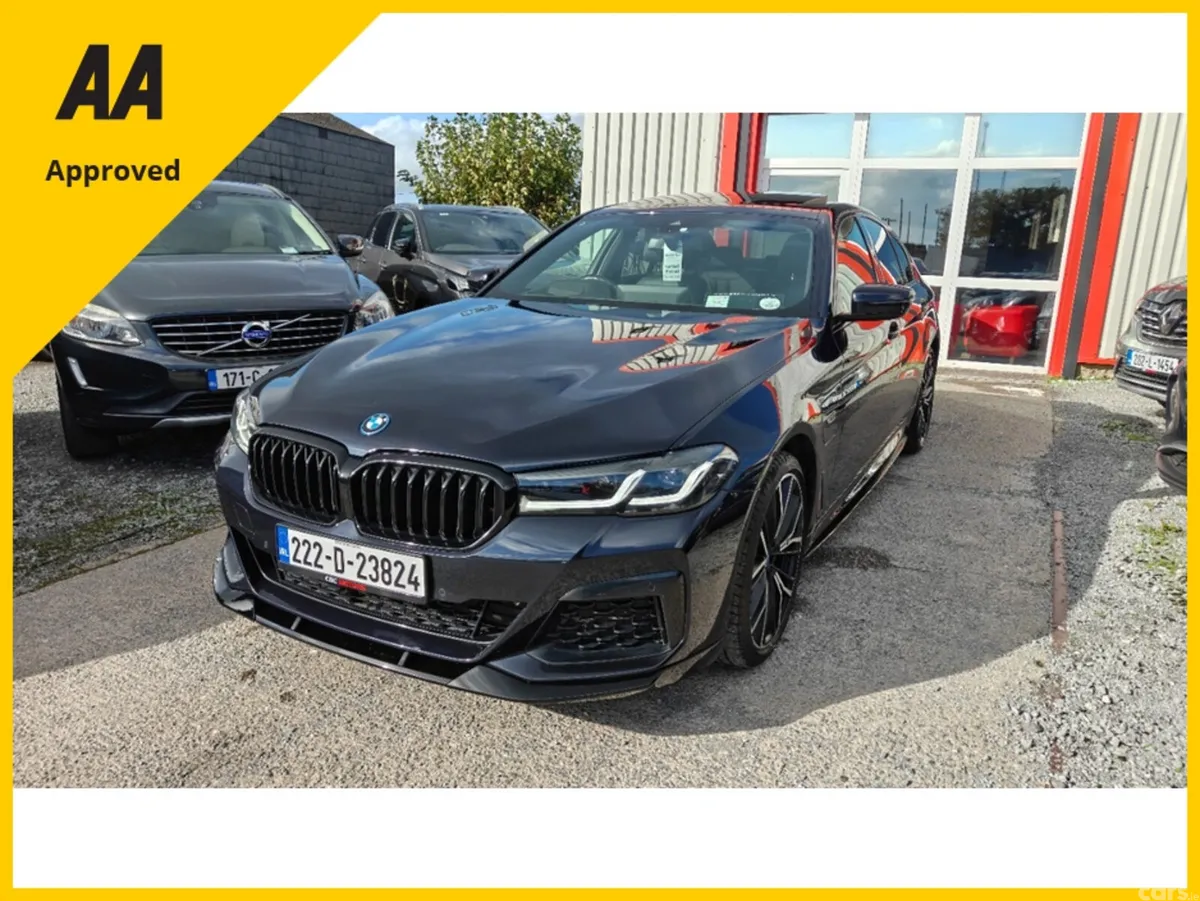 BMW 5-Series Saloon, Petrol Plug-in Hybrid, 2022, Black