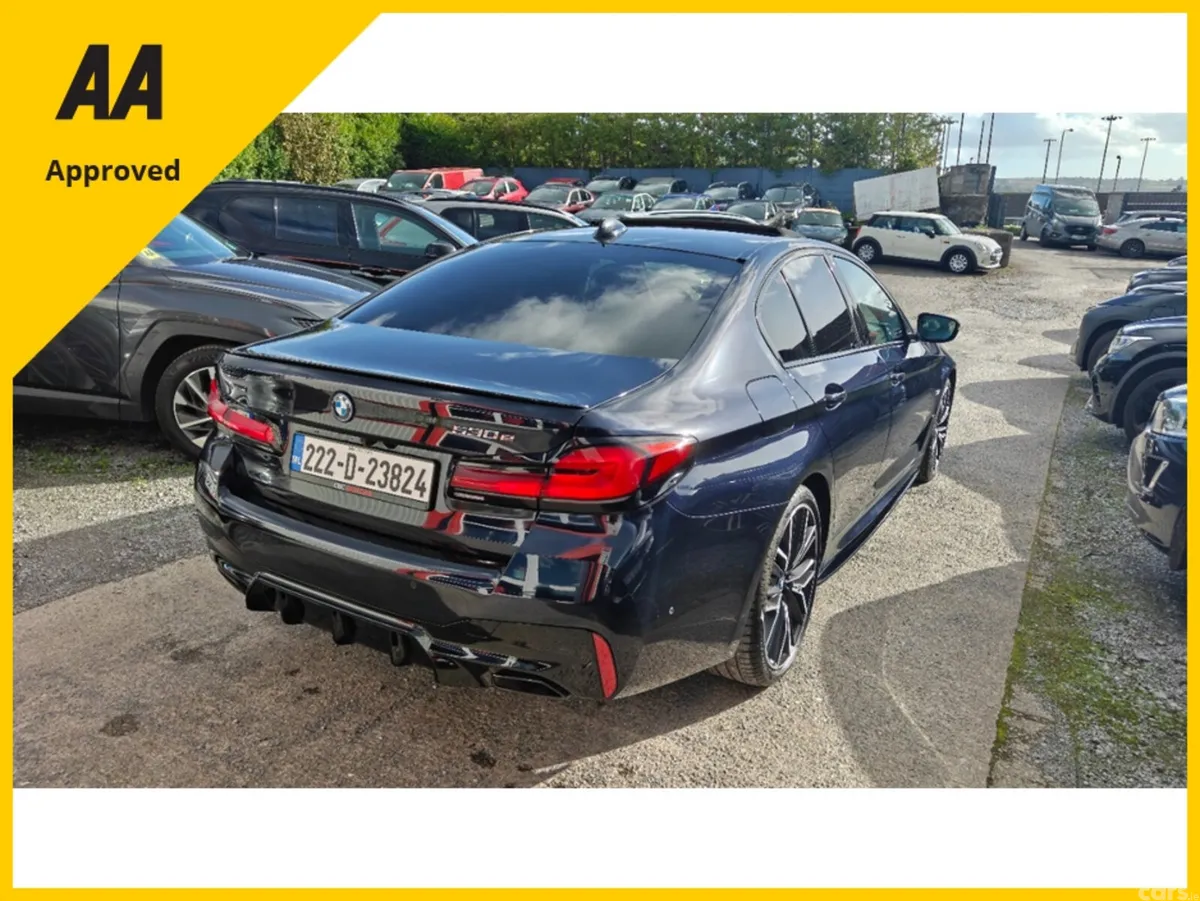 BMW 5-Series Saloon, Petrol Plug-in Hybrid, 2022, Black