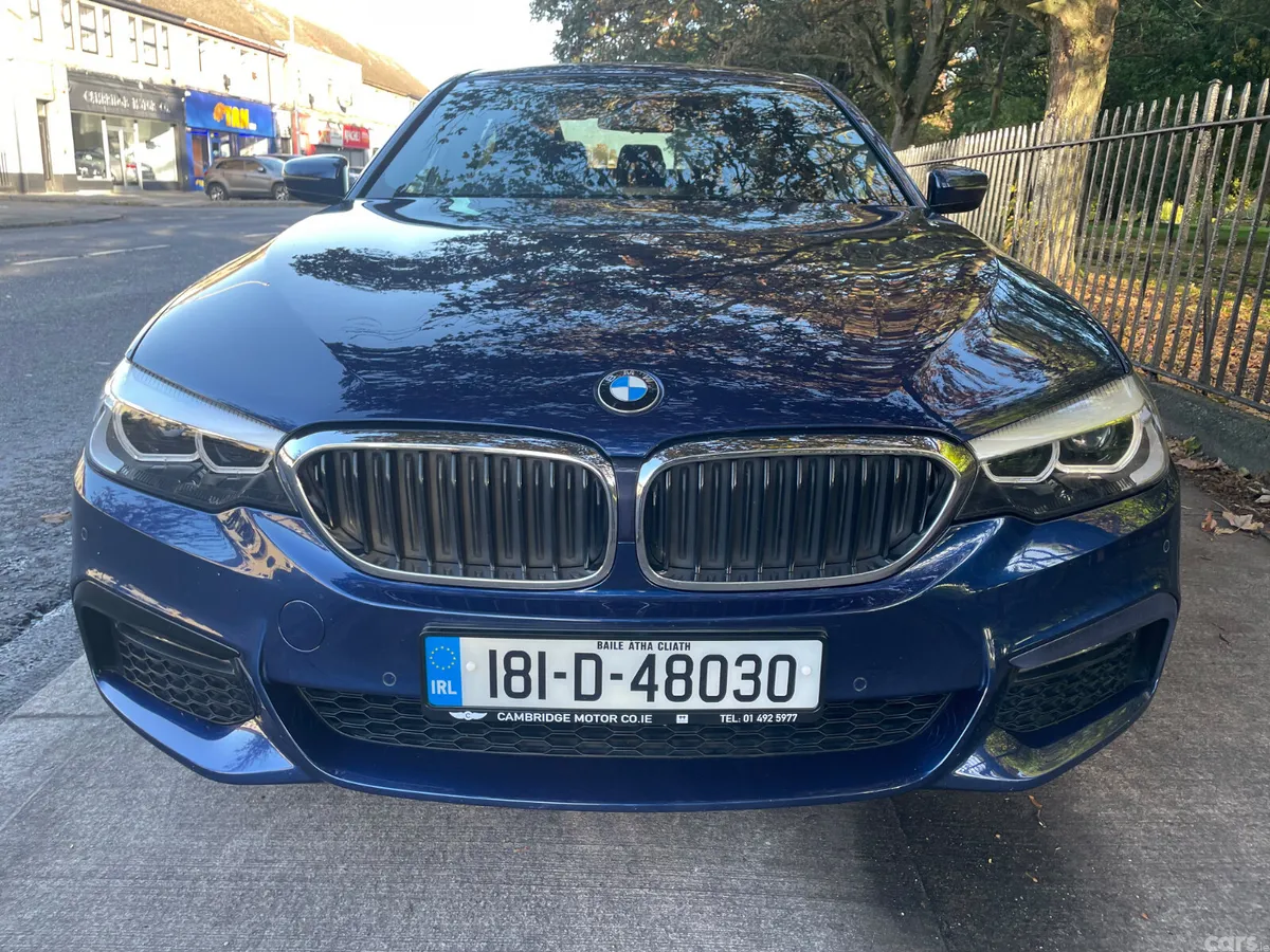 BMW 5-Series Saloon, Petrol Plug-in Hybrid, 2018, Blue
