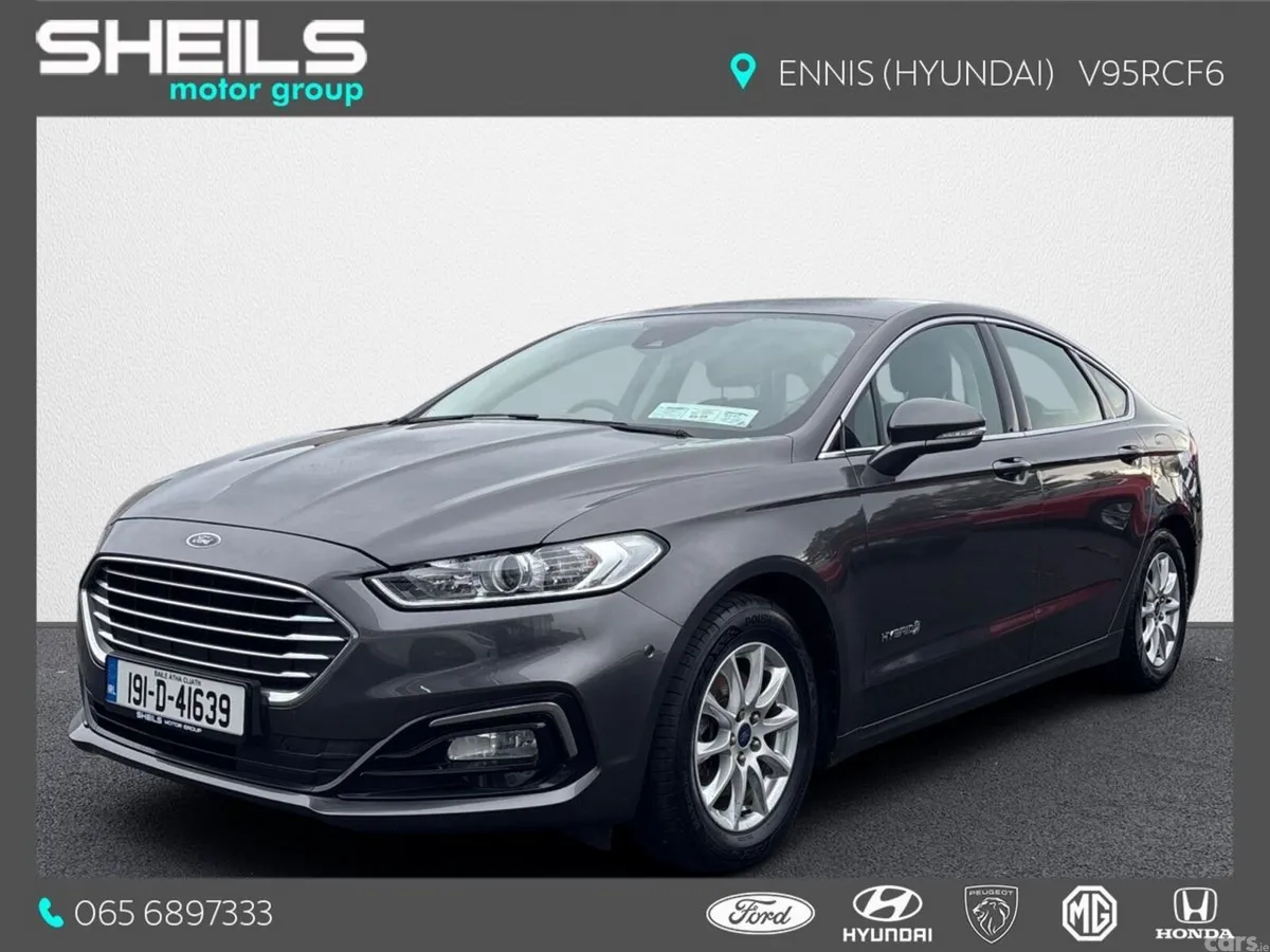 Ford Mondeo Saloon, Petrol Hybrid, 2019, Silver