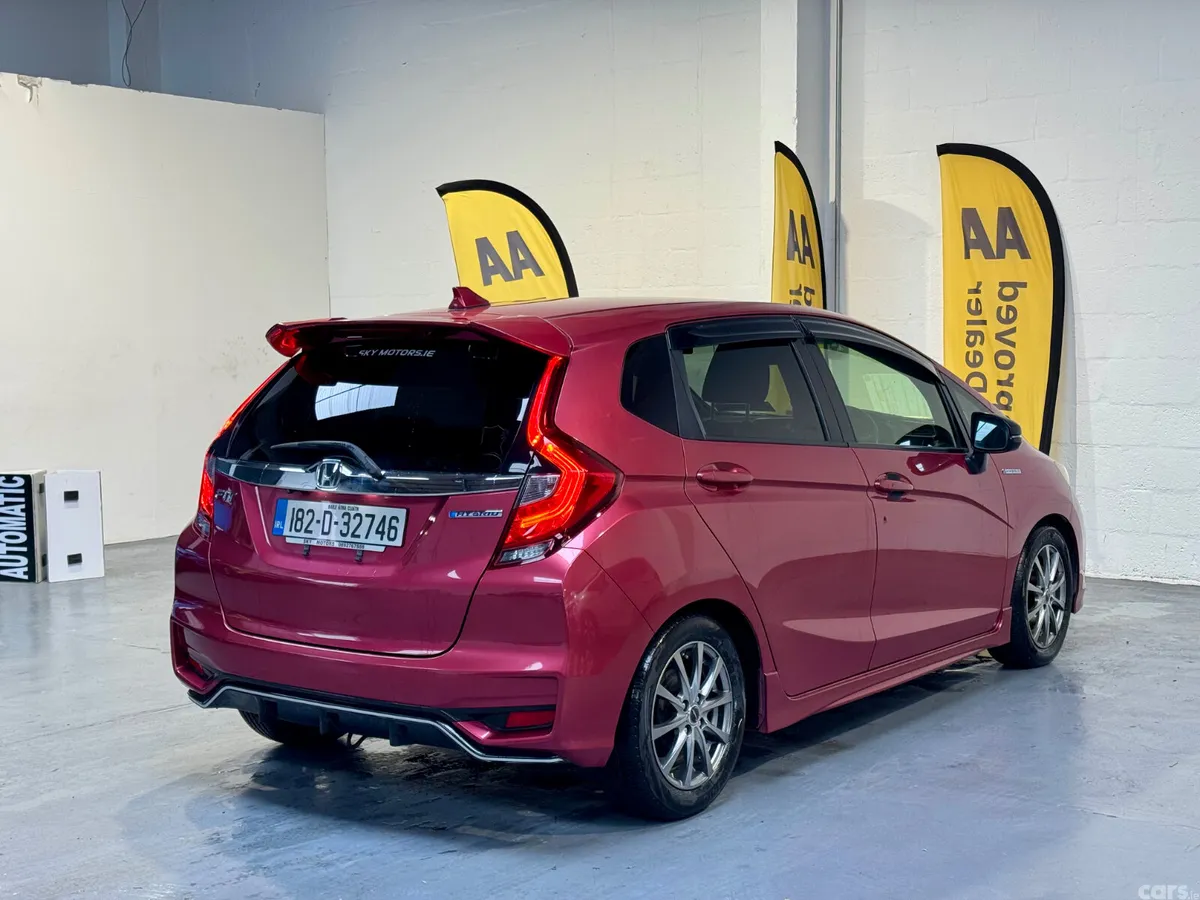 Honda Fit Hatchback, Petrol Hybrid, 2018, Red