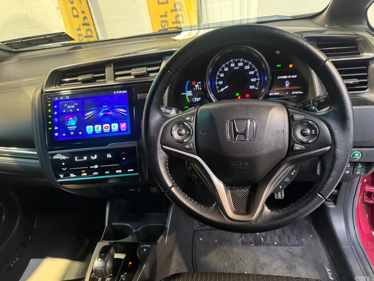 Honda Fit Hatchback, Petrol Hybrid, 2018, Red