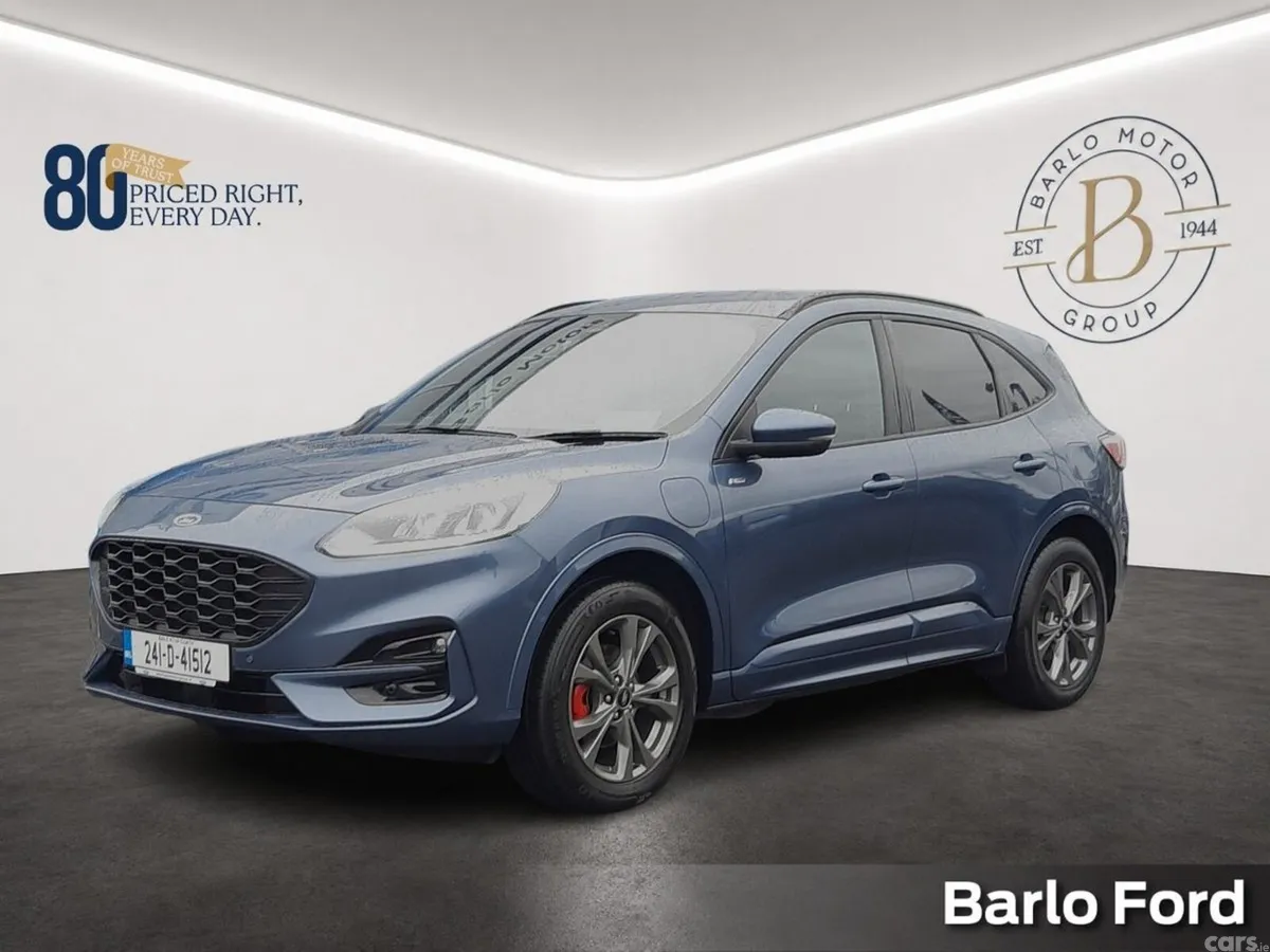 Ford Kuga SUV, Petrol Plug-in Hybrid, 2024, Blue