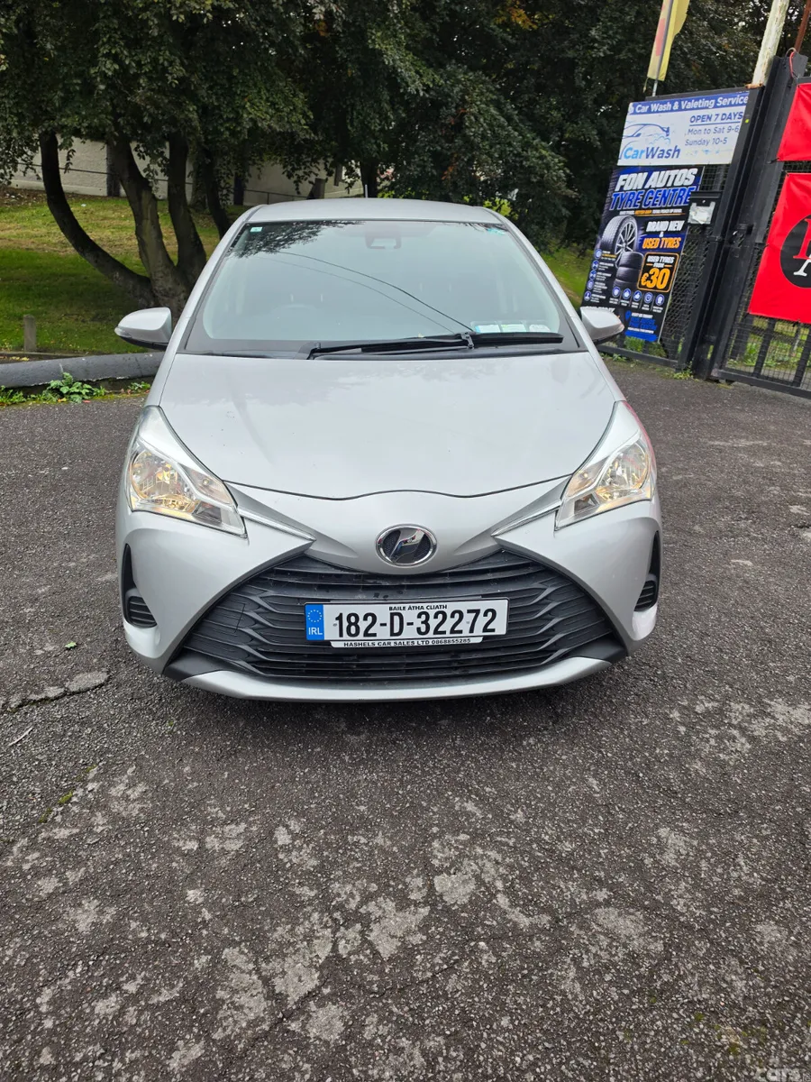 Toyota Vitz Hatchback, Petrol, 2018, Silver