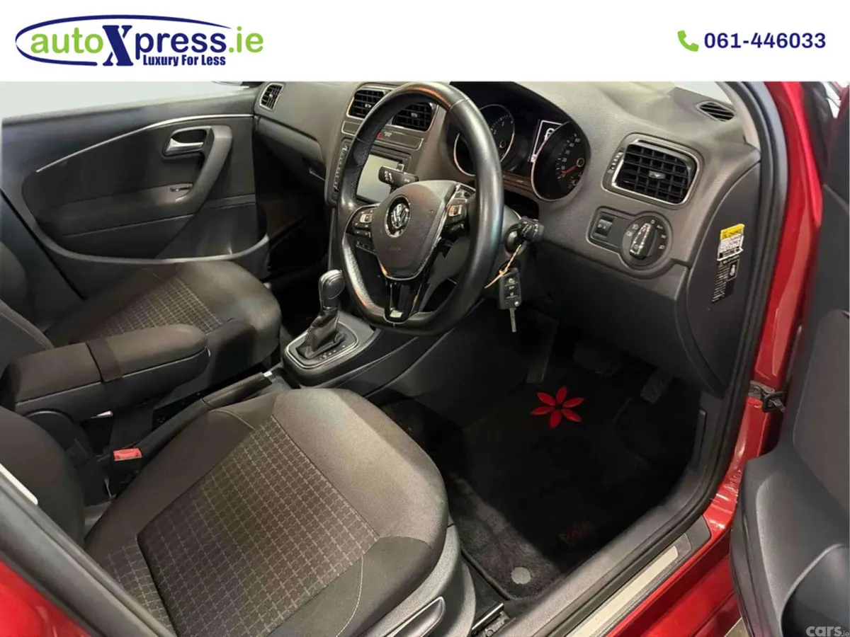Volkswagen Polo Hatchback, Petrol, 2015, Red