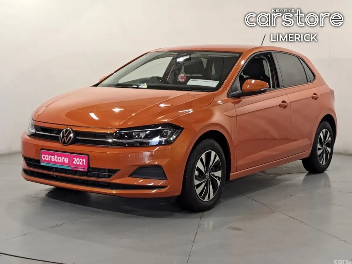 Volkswagen Polo Hatchback, Petrol, 2021, Orange