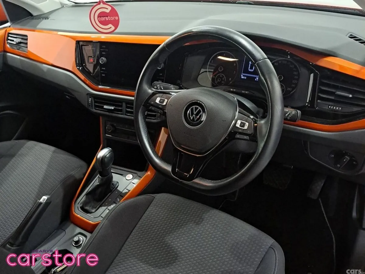 Volkswagen Polo Hatchback, Petrol, 2021, Orange