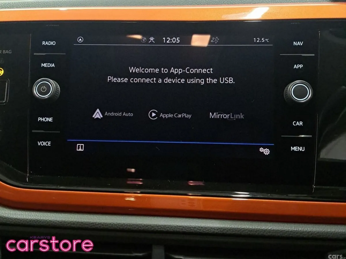 Volkswagen Polo Hatchback, Petrol, 2021, Orange
