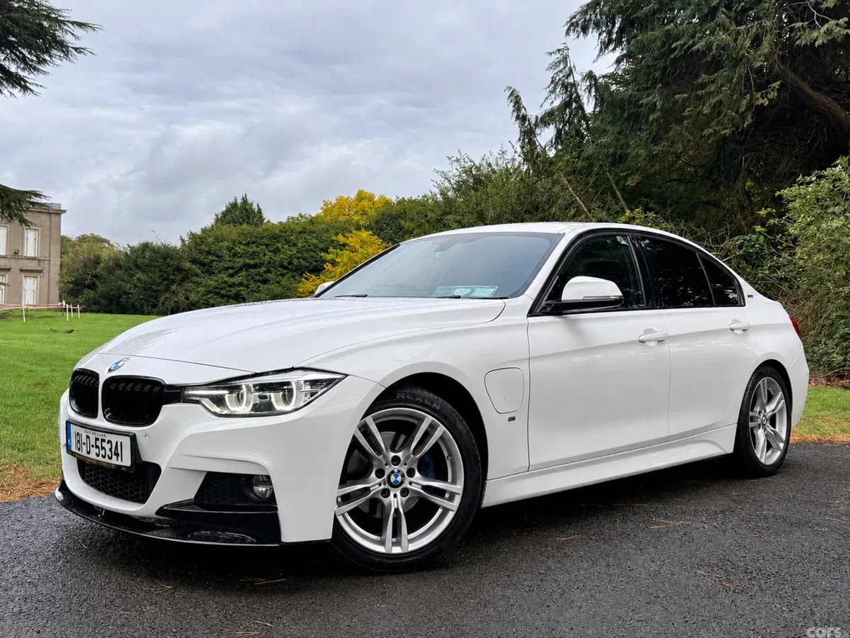 BMW 3-Series Saloon, Petrol Plug-in Hybrid, 2018, White