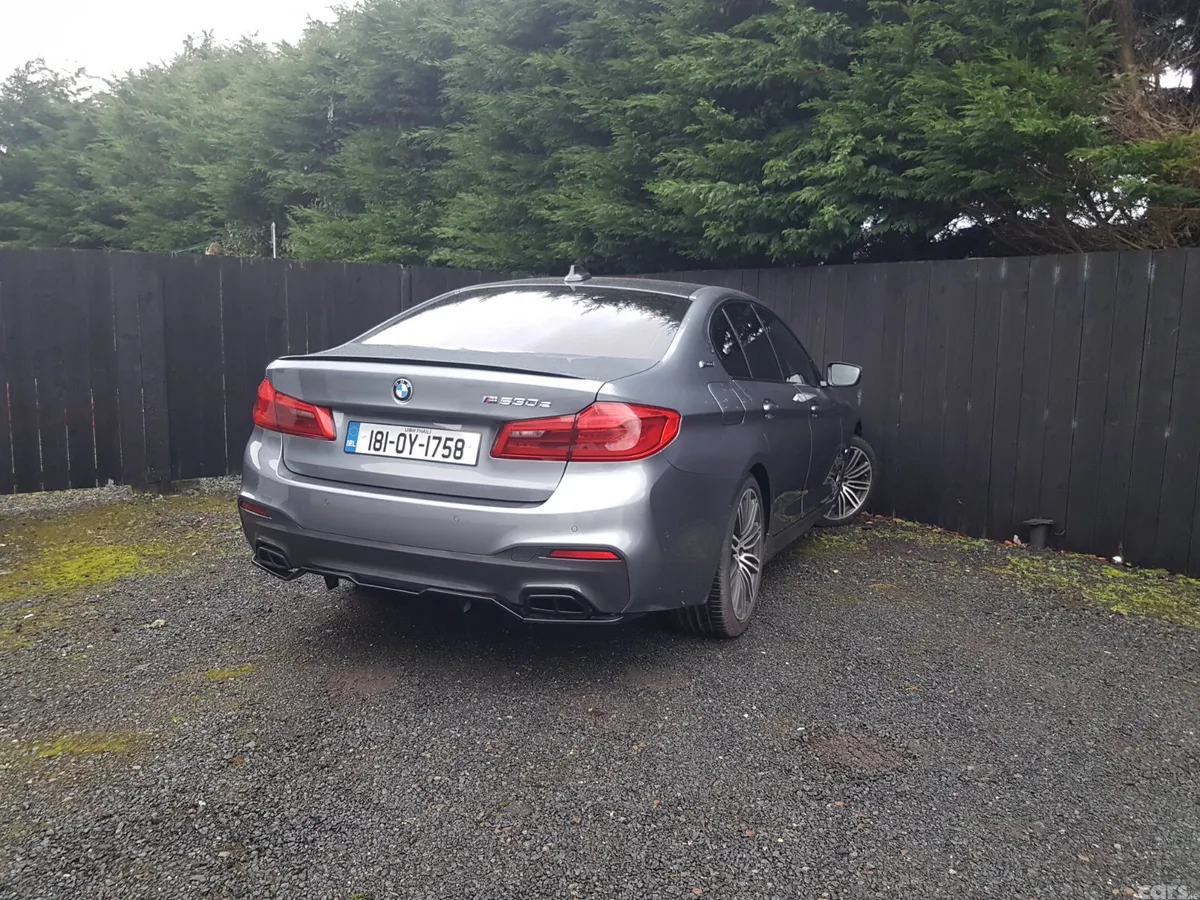 BMW 5-Series Saloon, Petrol Plug-in Hybrid, 2018, Blue
