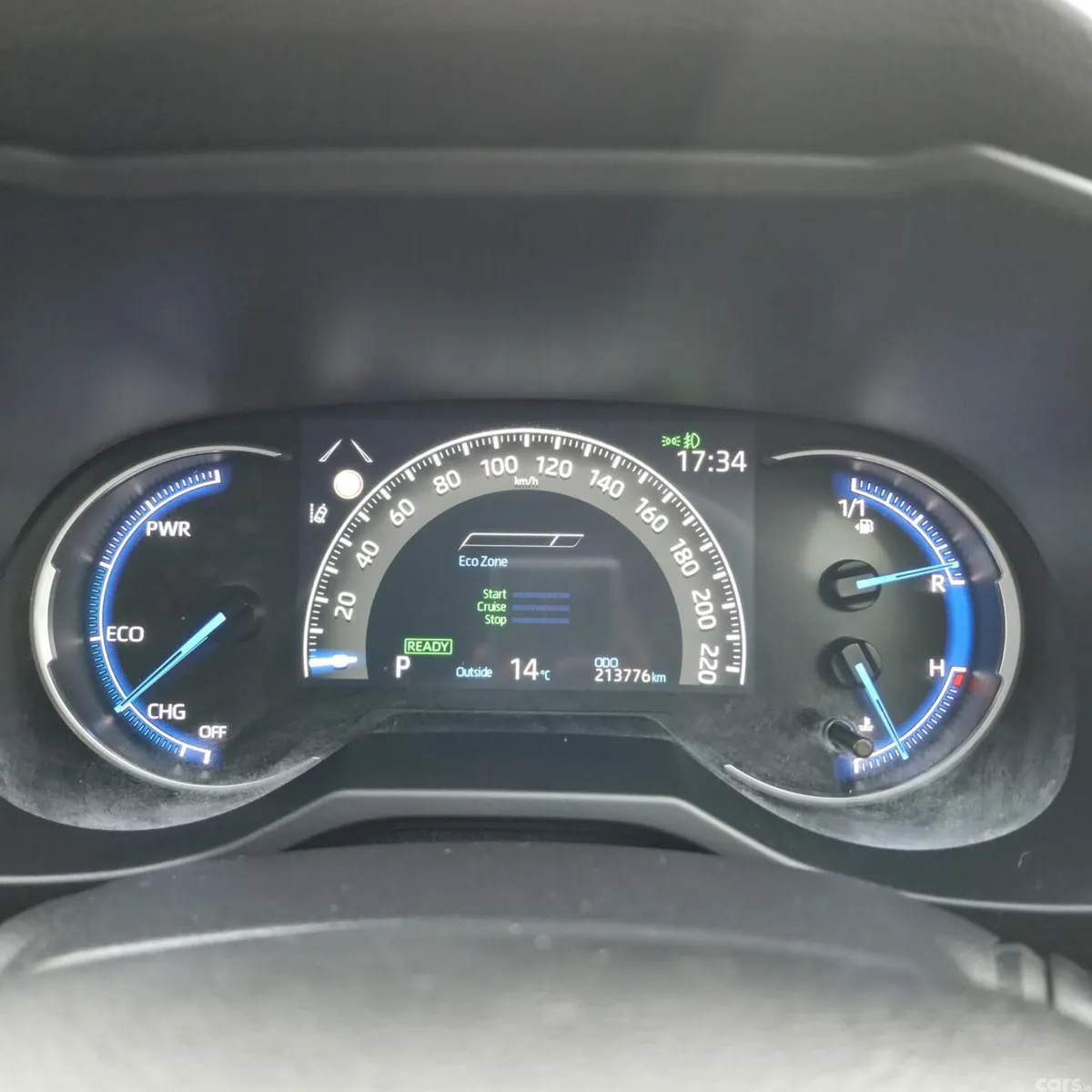 Toyota RAV4 SUV, Petrol Hybrid, 2021, Grey