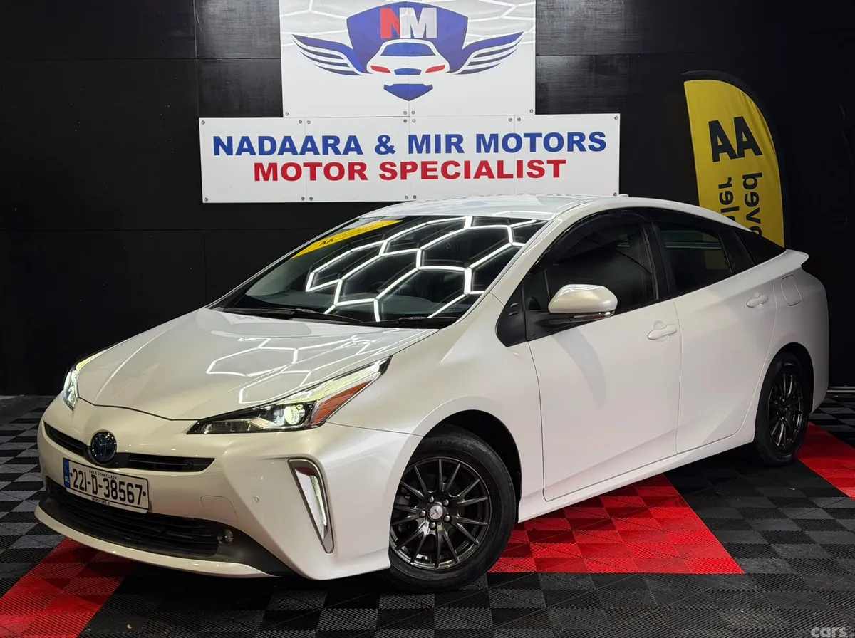 Toyota Prius Hatchback, Petrol Hybrid, 2022, White