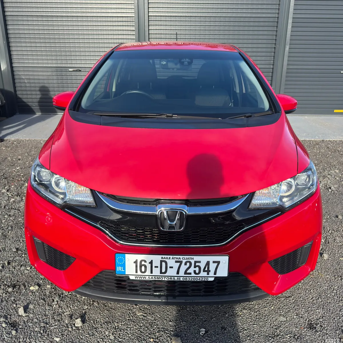 Honda Fit Hatchback, Petrol Hybrid, 2016, Red