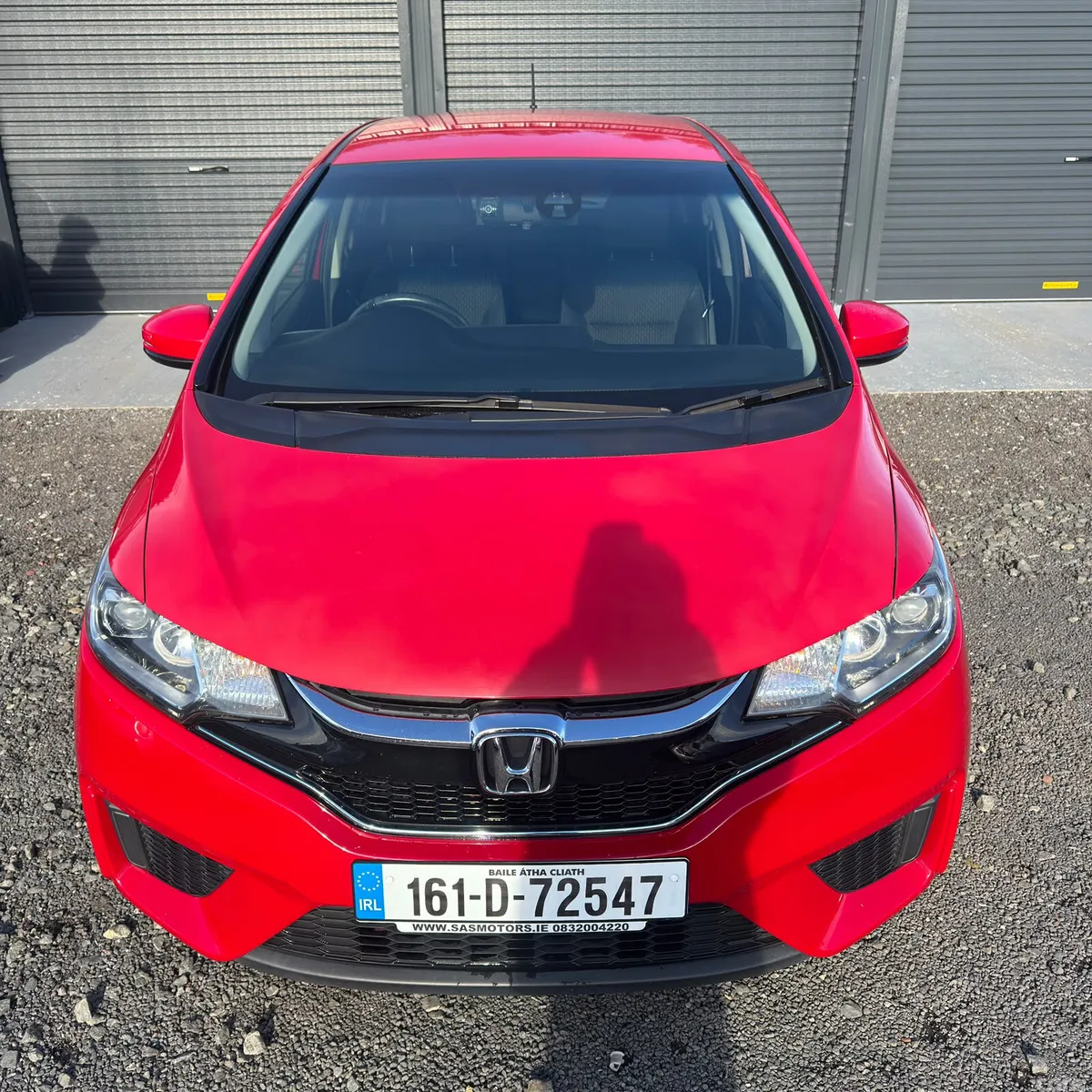 Honda Fit Hatchback, Petrol Hybrid, 2016, Red
