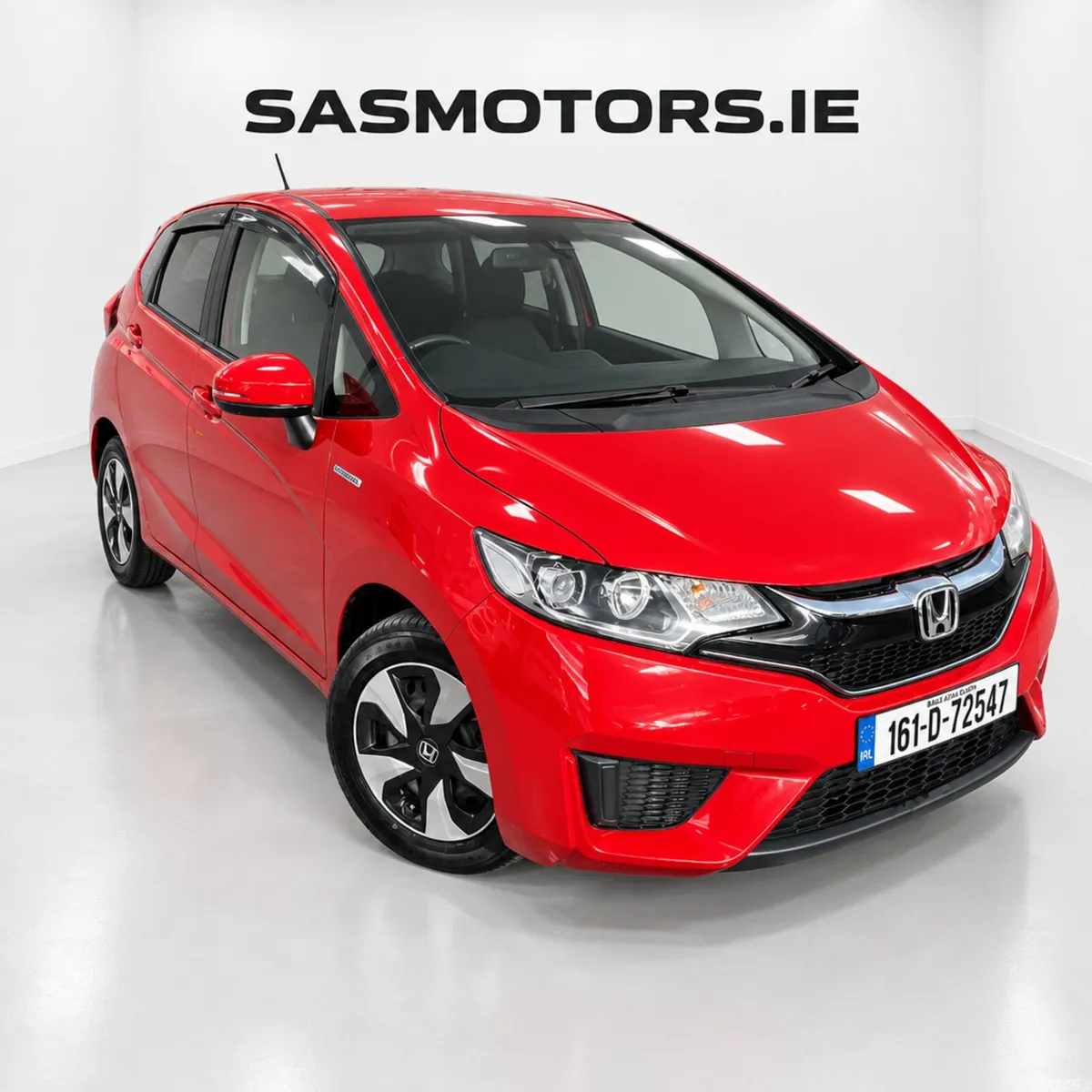 Honda Fit Hatchback, Petrol Hybrid, 2016, Red