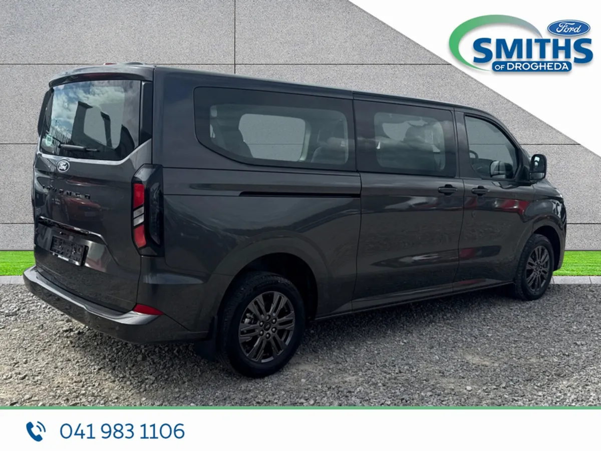 Ford Tourneo Custom MPV, Petrol Plug-in Hybrid, 2026, Grey