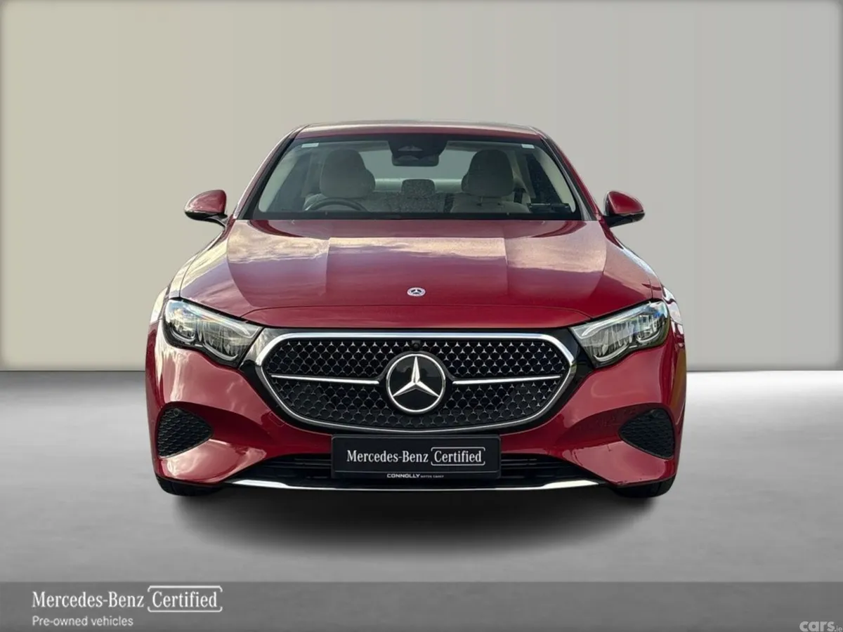 Mercedes-Benz E-Class Saloon, Diesel Hybrid, 2025, Red