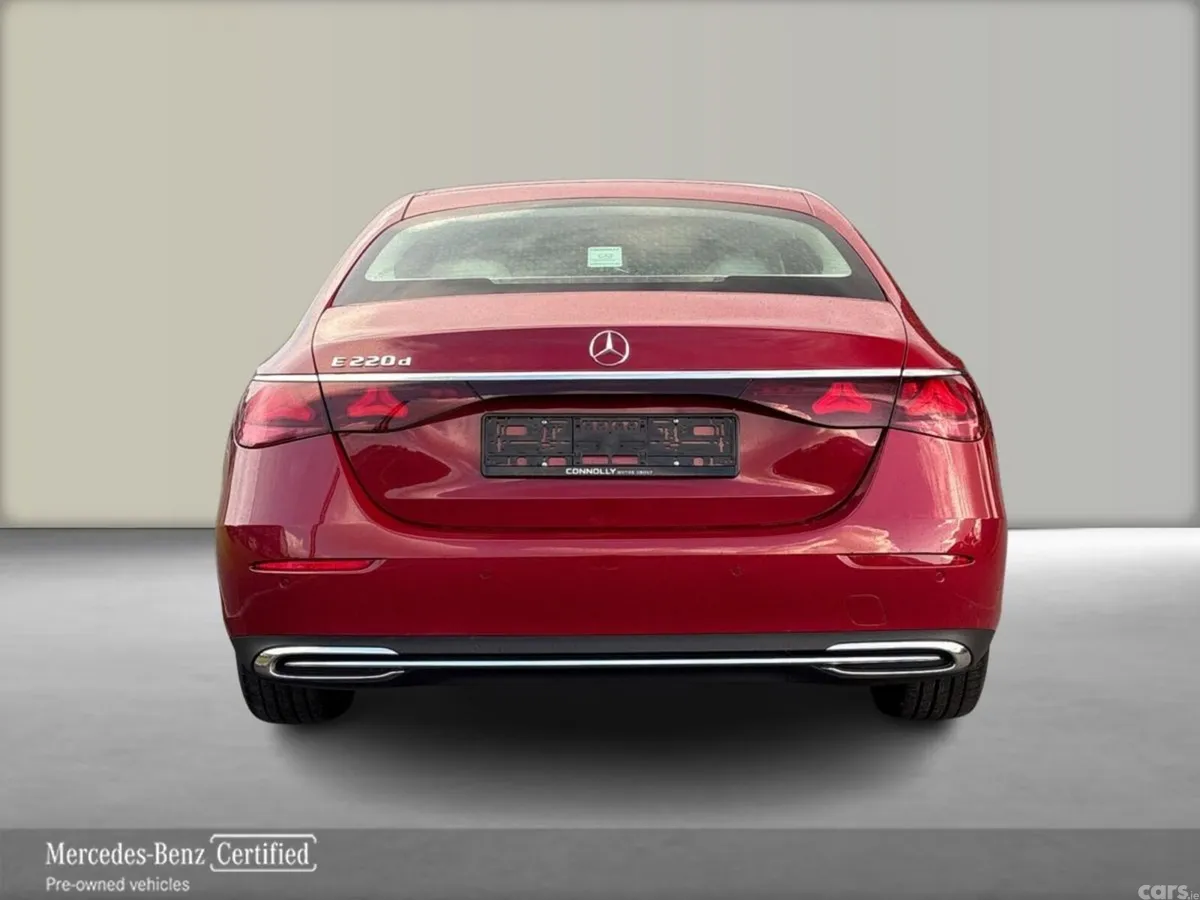 Mercedes-Benz E-Class Saloon, Diesel Hybrid, 2025, Red